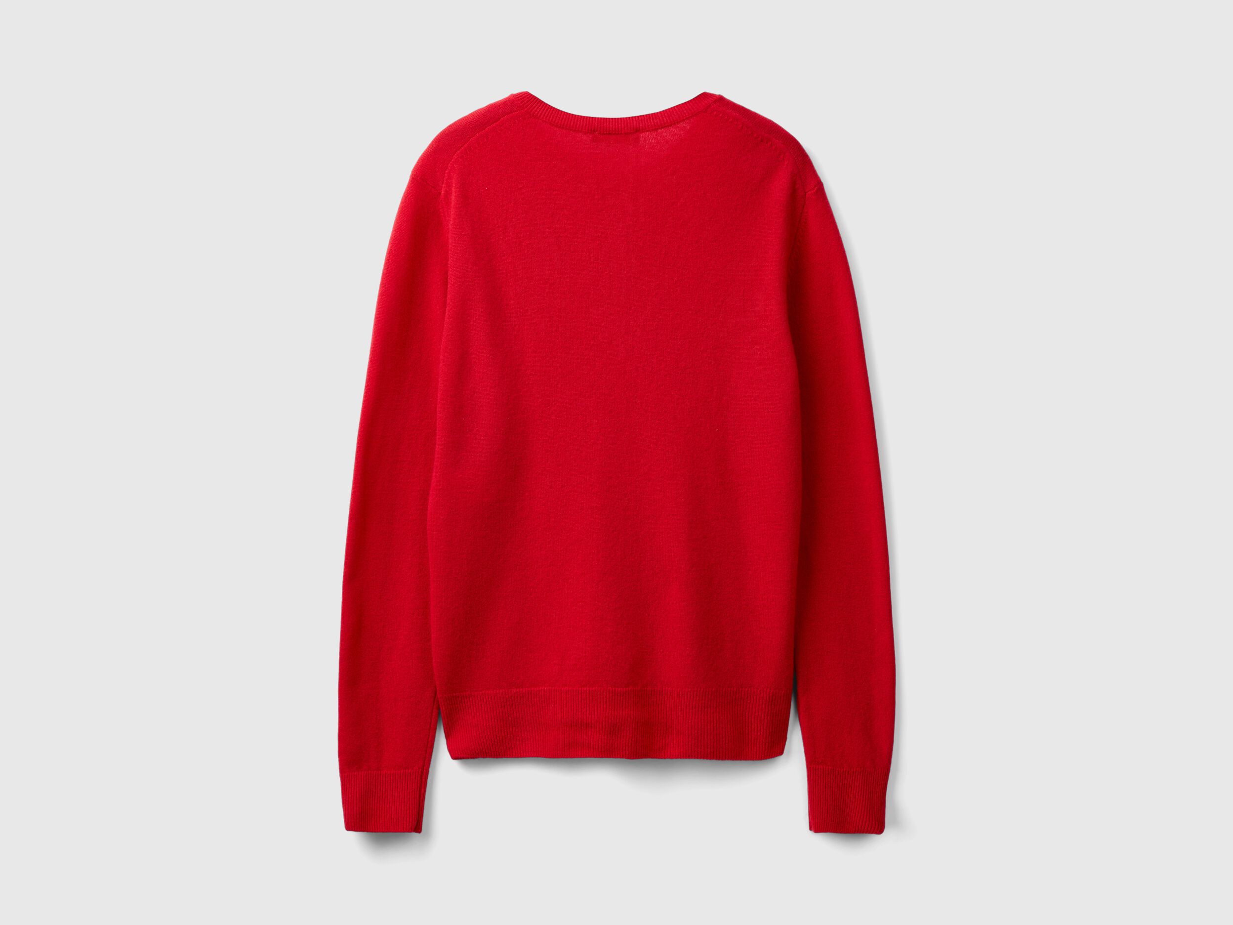Benetton Women s Pure Merino Wool Crew Neck Cardigan