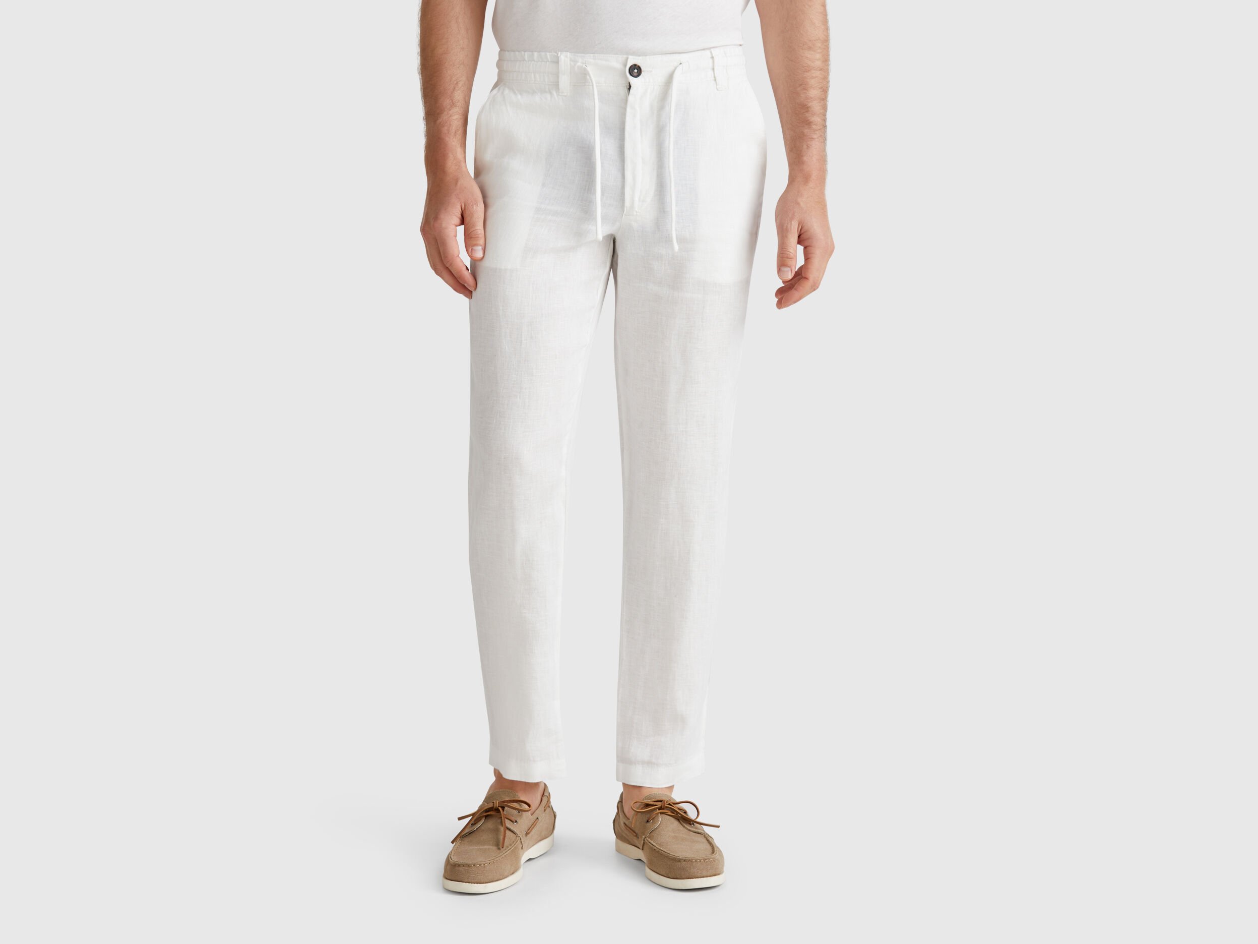 Men's Regular Fit Trousers New Collection | Benetton