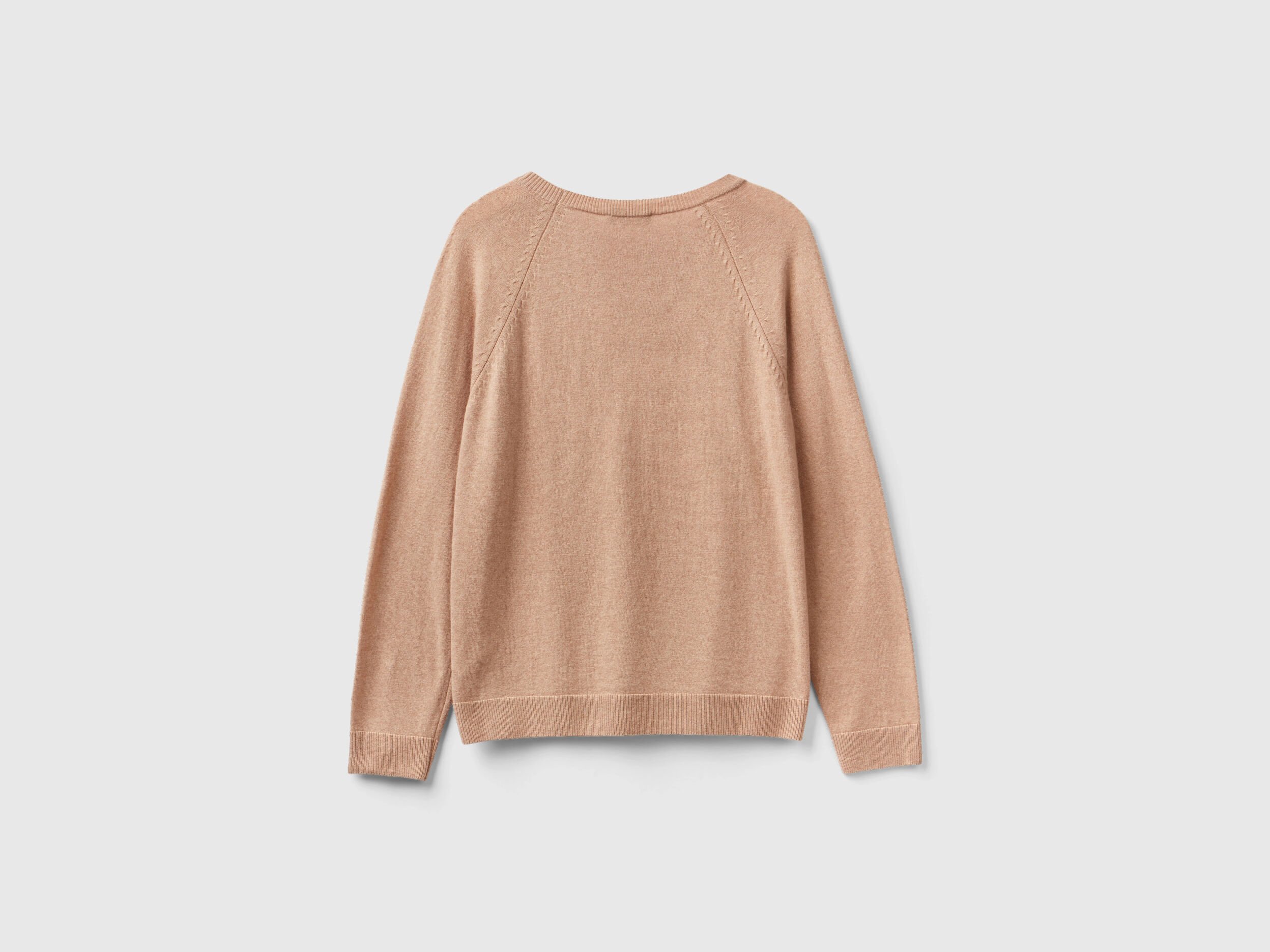 Camel crew hotsell neck jumper