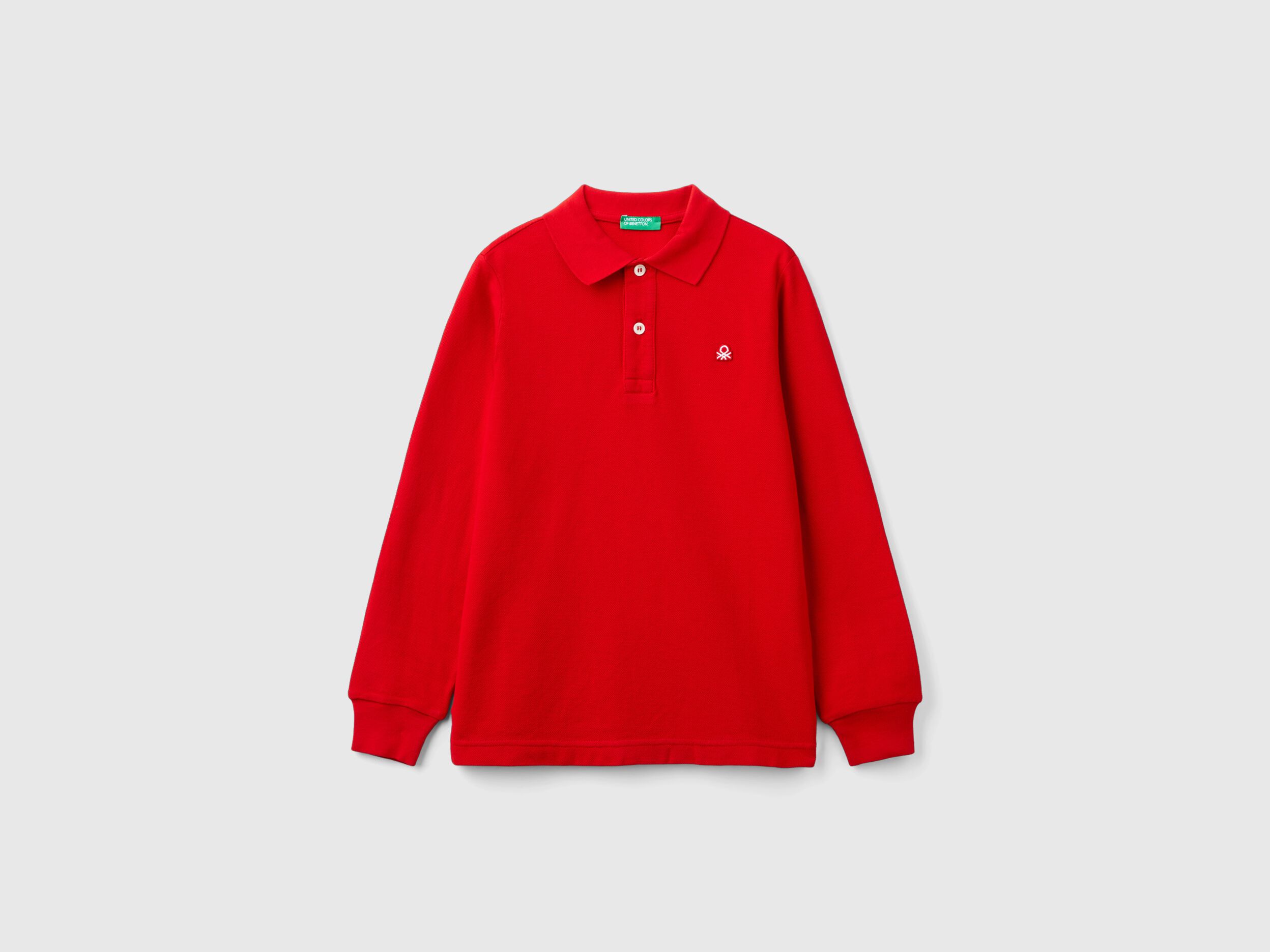 Benetton long sleeve polo shop
