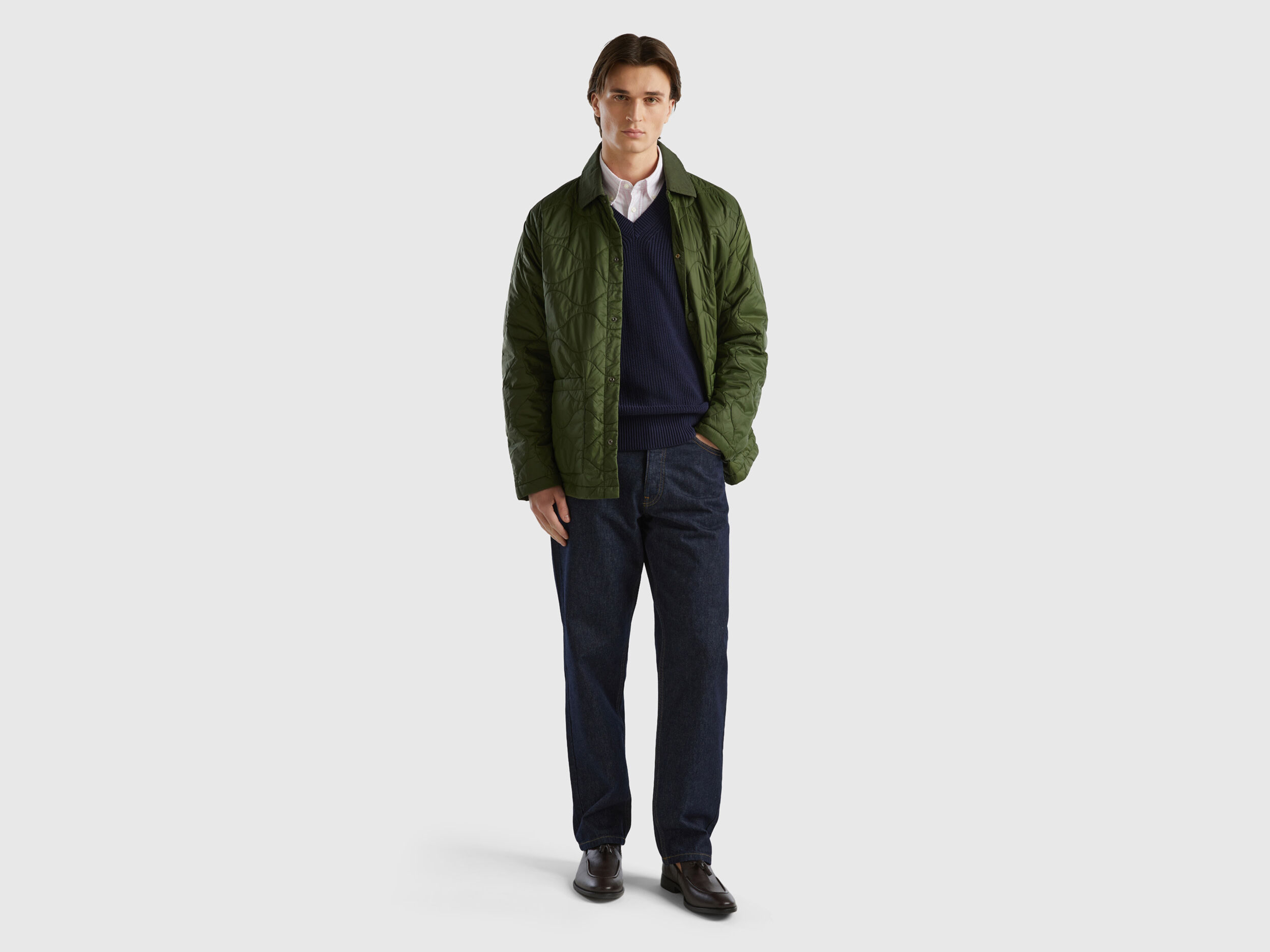 Benetton outlet quilted jacket
