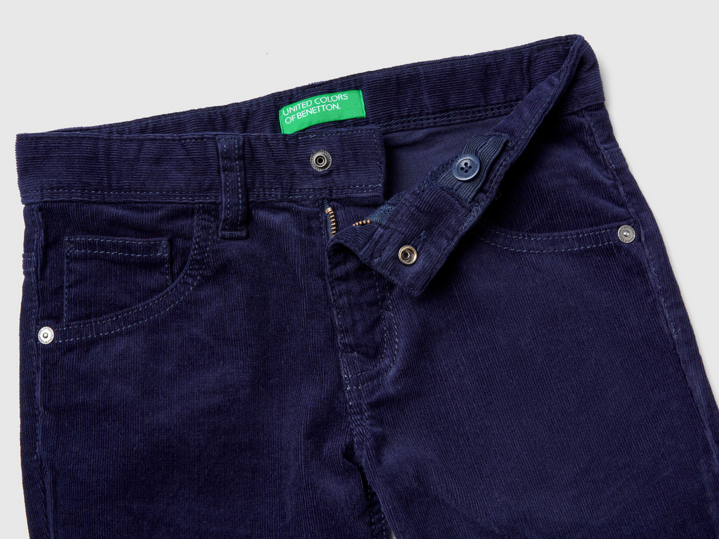 Slim fit stretch corduroy trousers