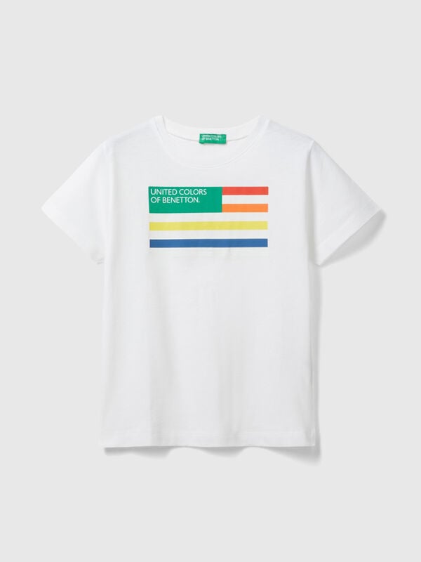 T-shirt with print in 100% organic cotton Junior Boy