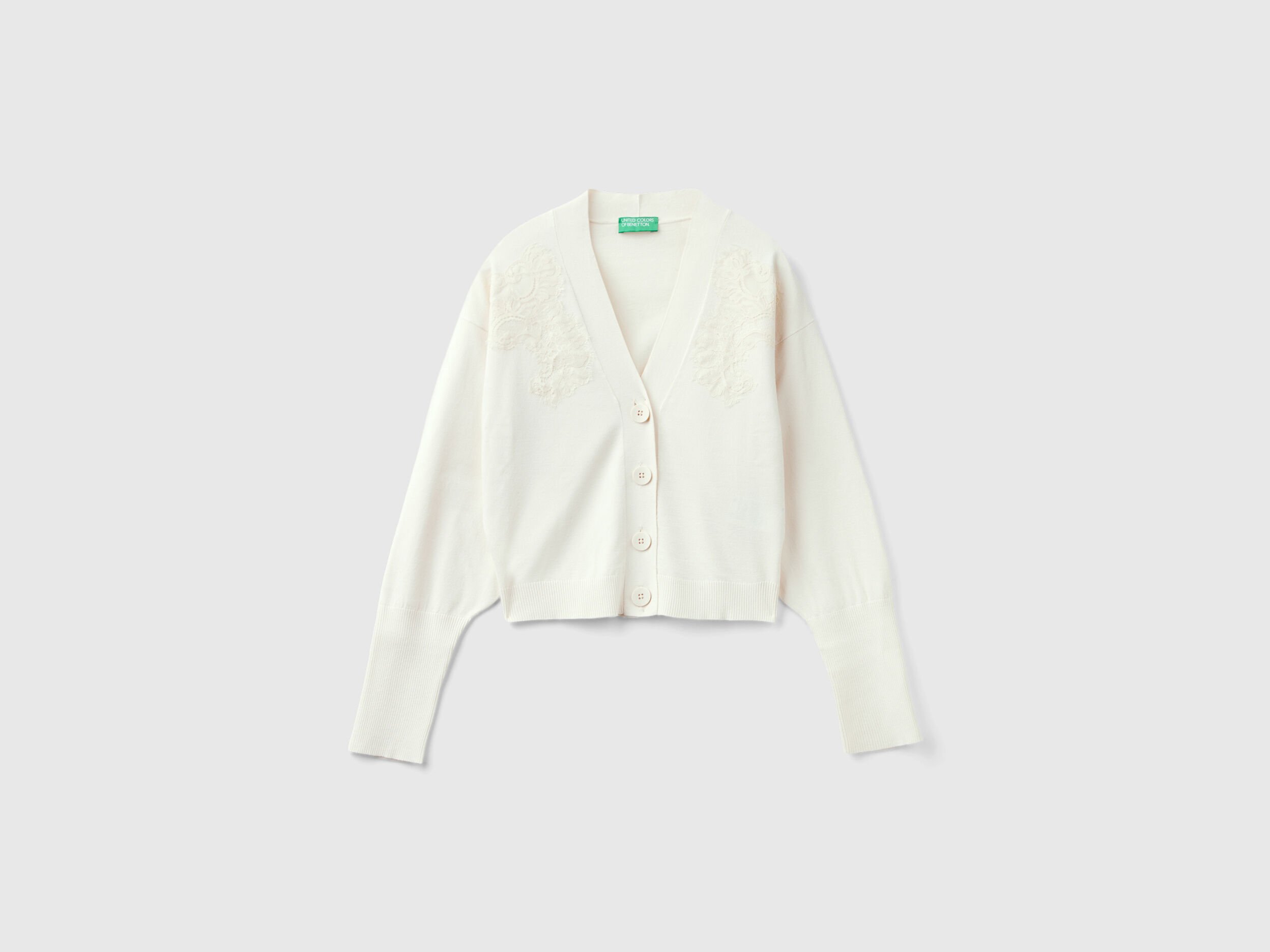 White flowy cardigan top