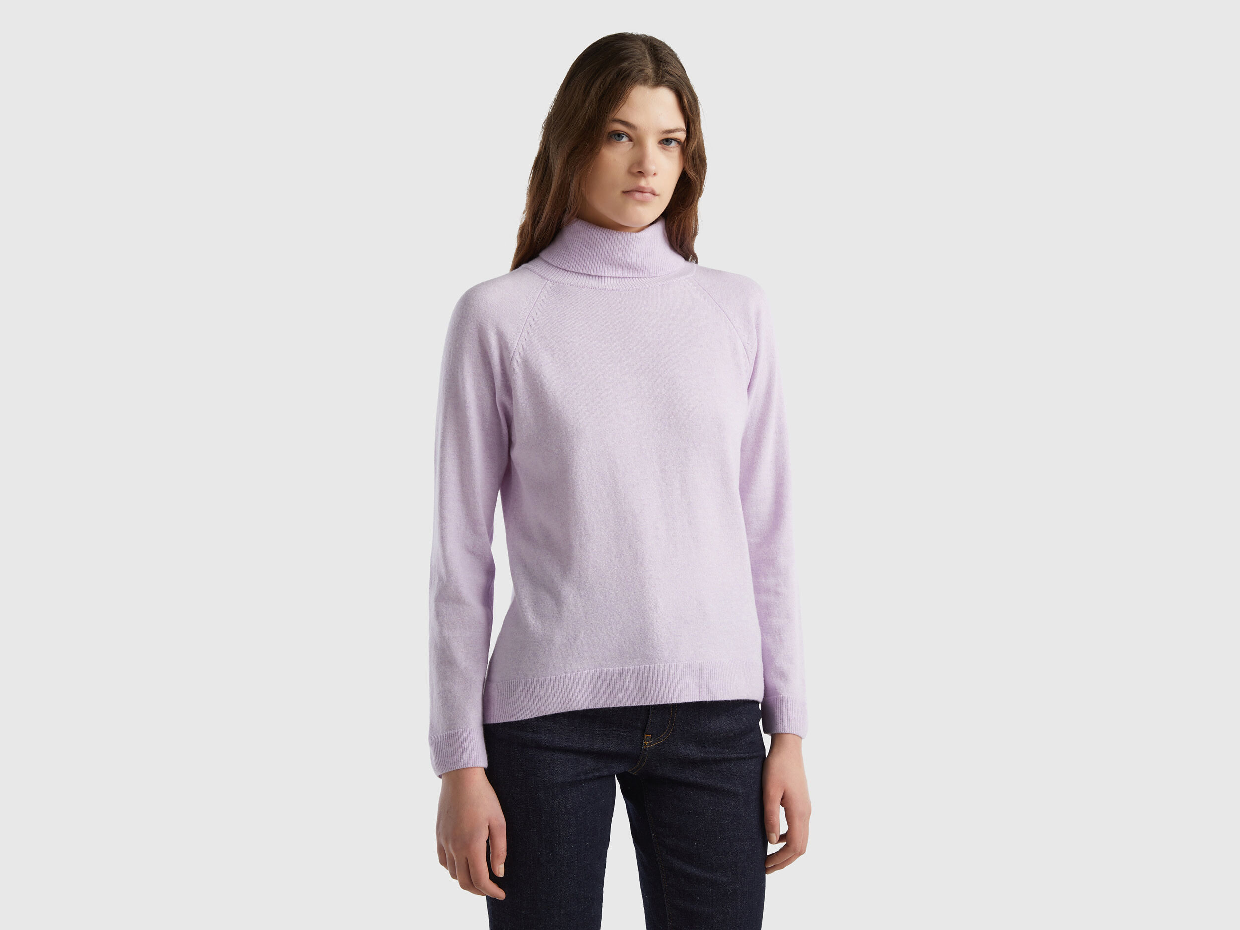 Lilac new arrivals turtleneck sweater