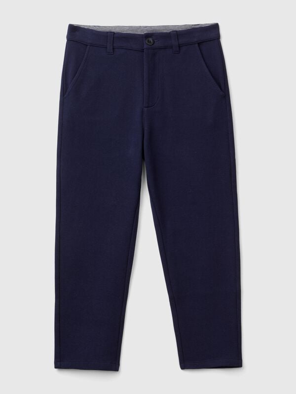 Regular fit trousers with drawstring Junior Boy