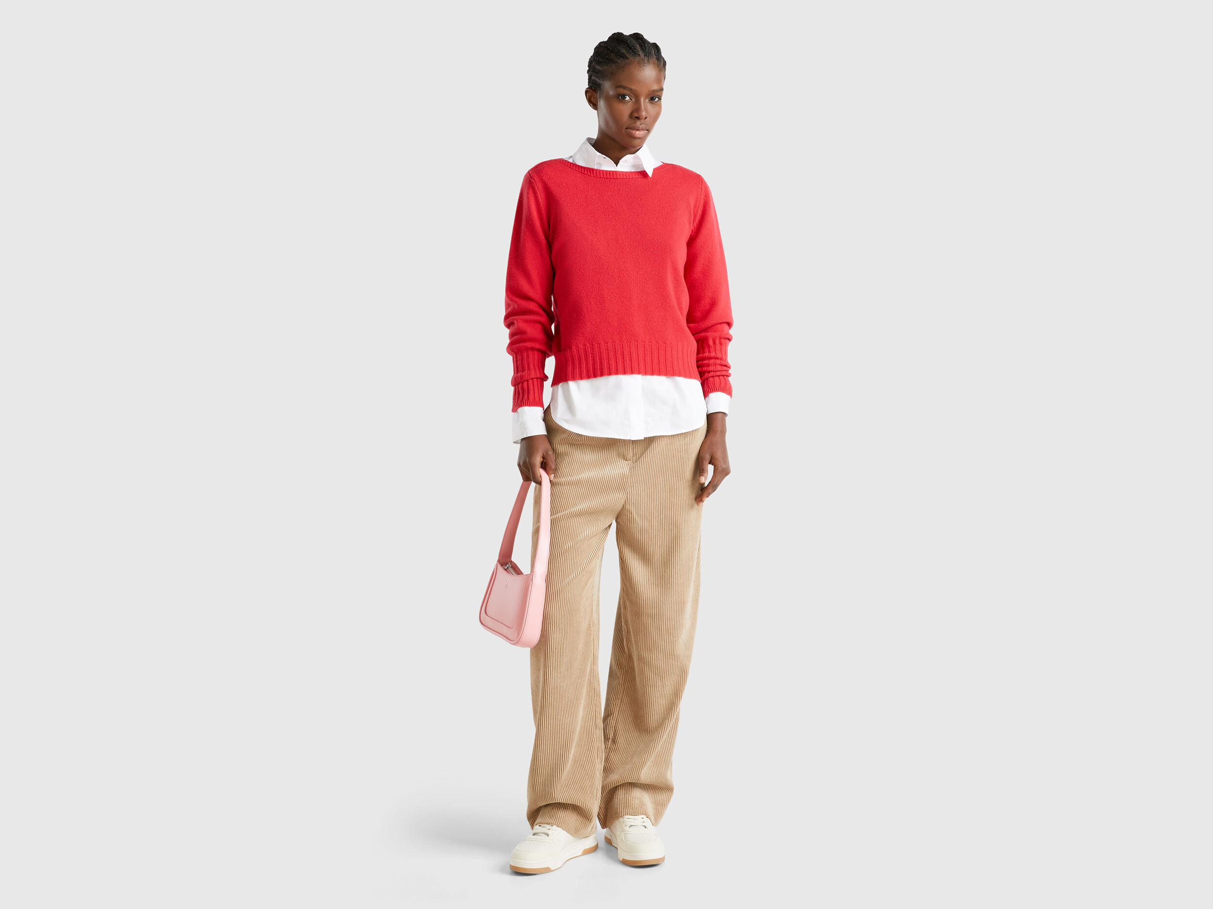 Takara Oversized Crew Neck Pullover Sweater