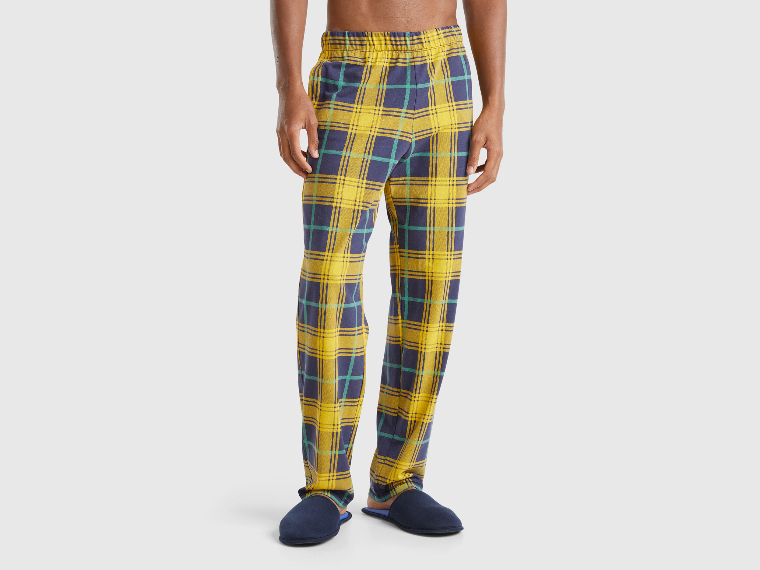 Tartan trousers Multi color Benetton