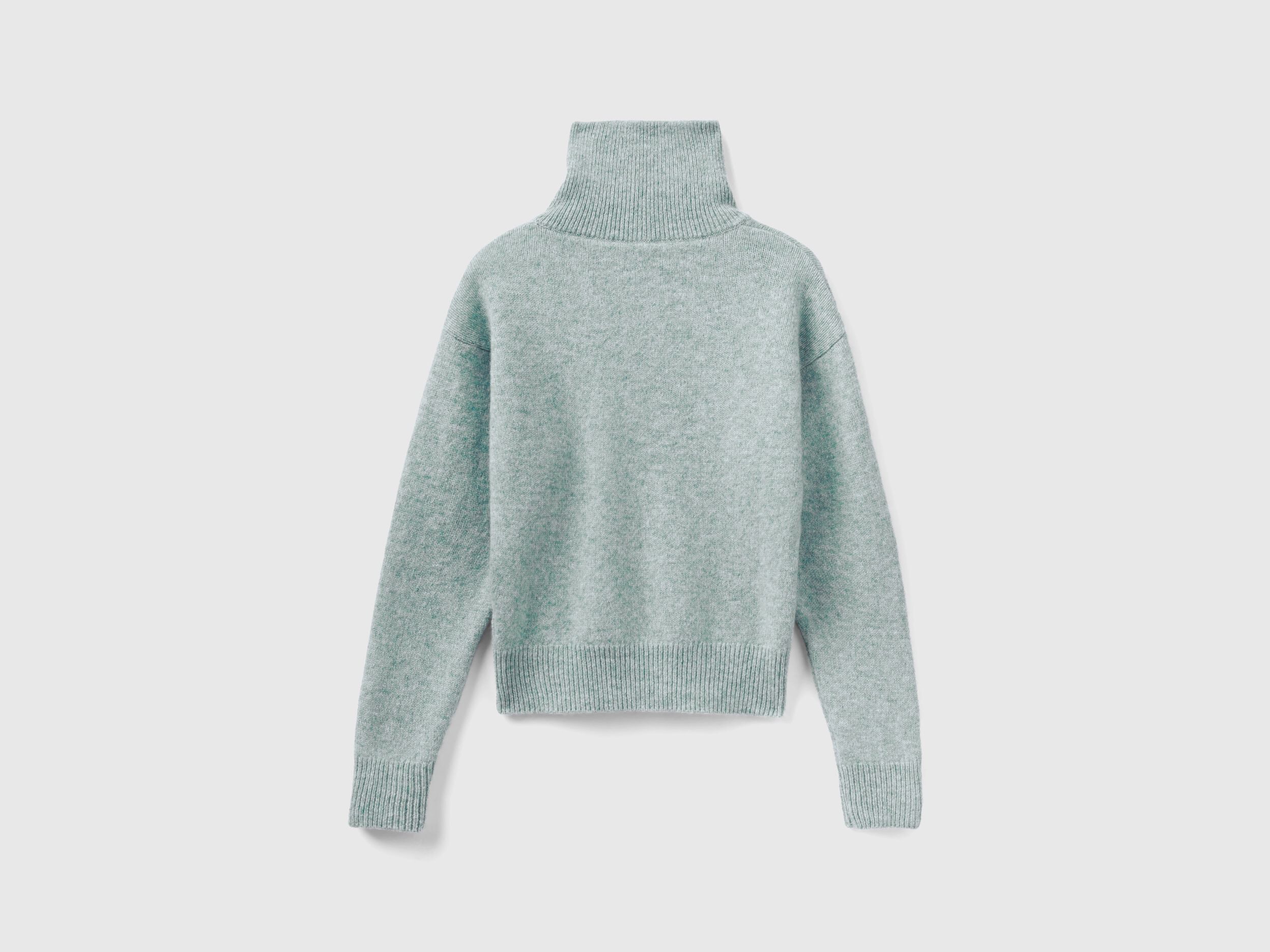 Benetton maglioni shop collo alto