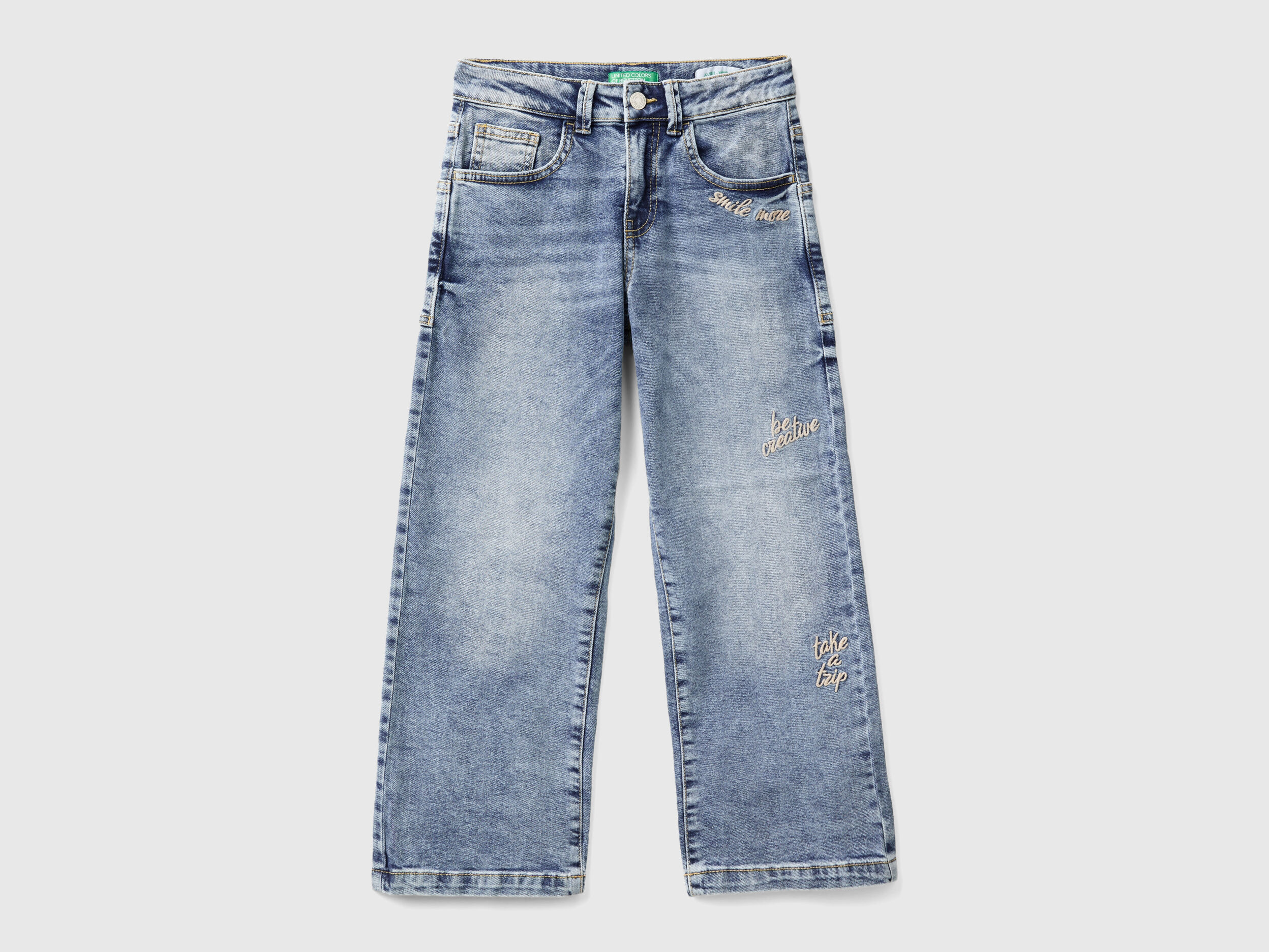 Junior Girls Jeans New Collection 2024 Benetton