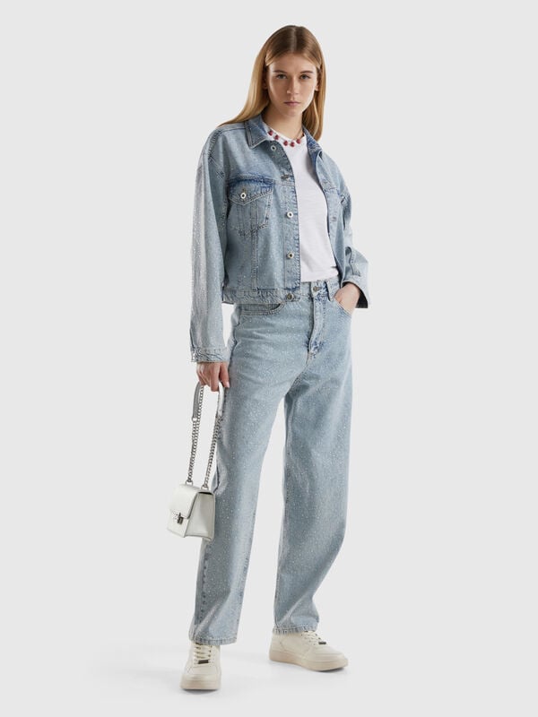 Buy BuyNewTrend Light Blue Denim Straight Fit Women Jeans Online