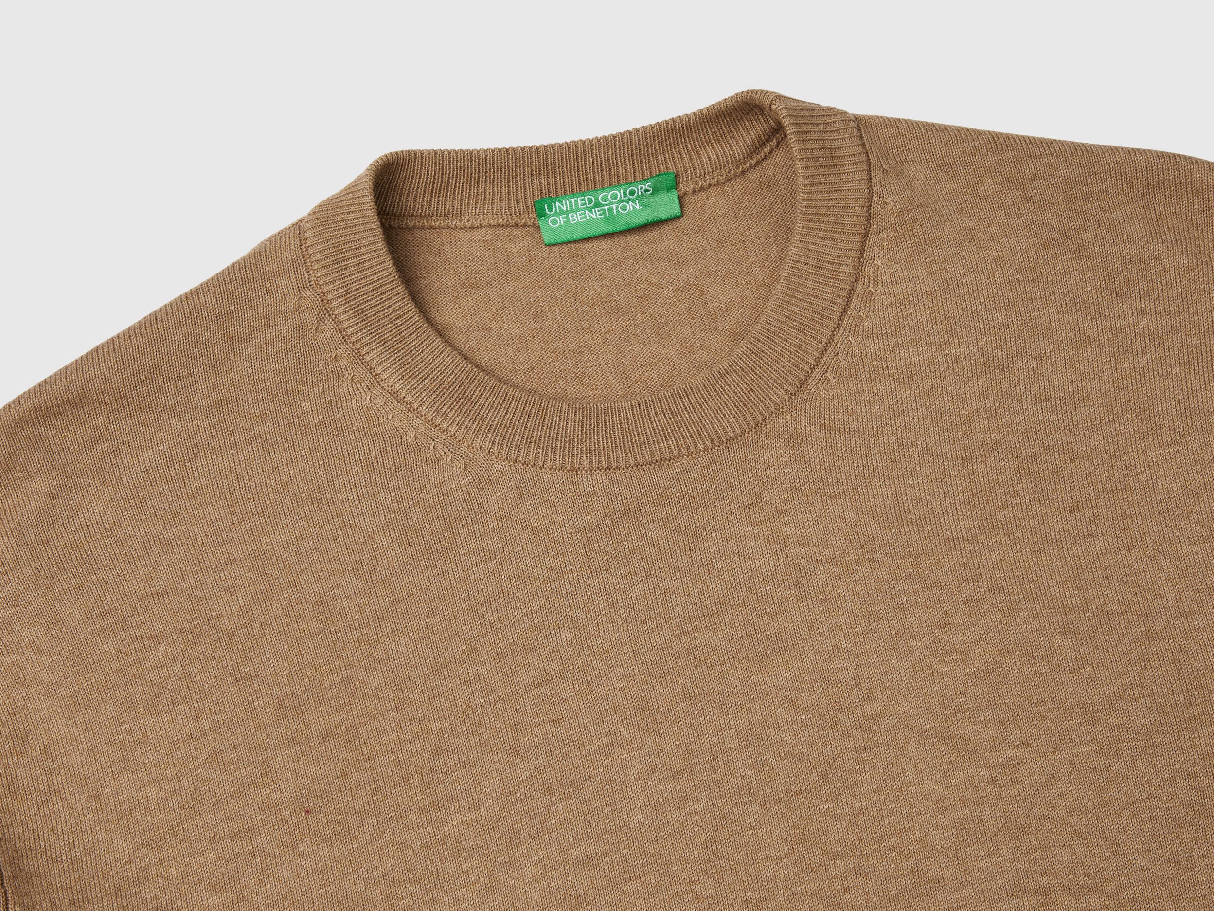 Benetton lambswool pullover new arrivals