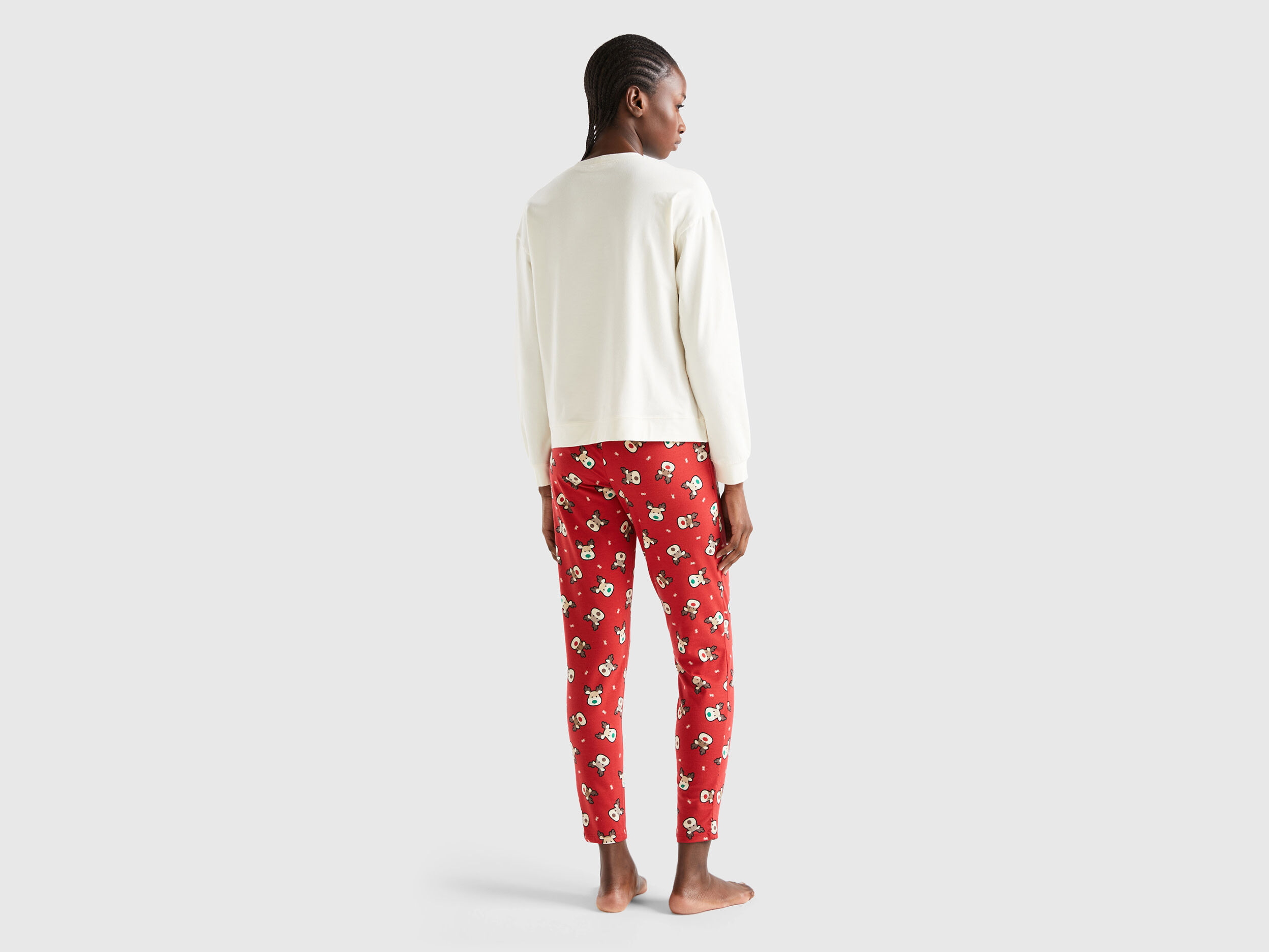 Reindeer on sale print pajamas