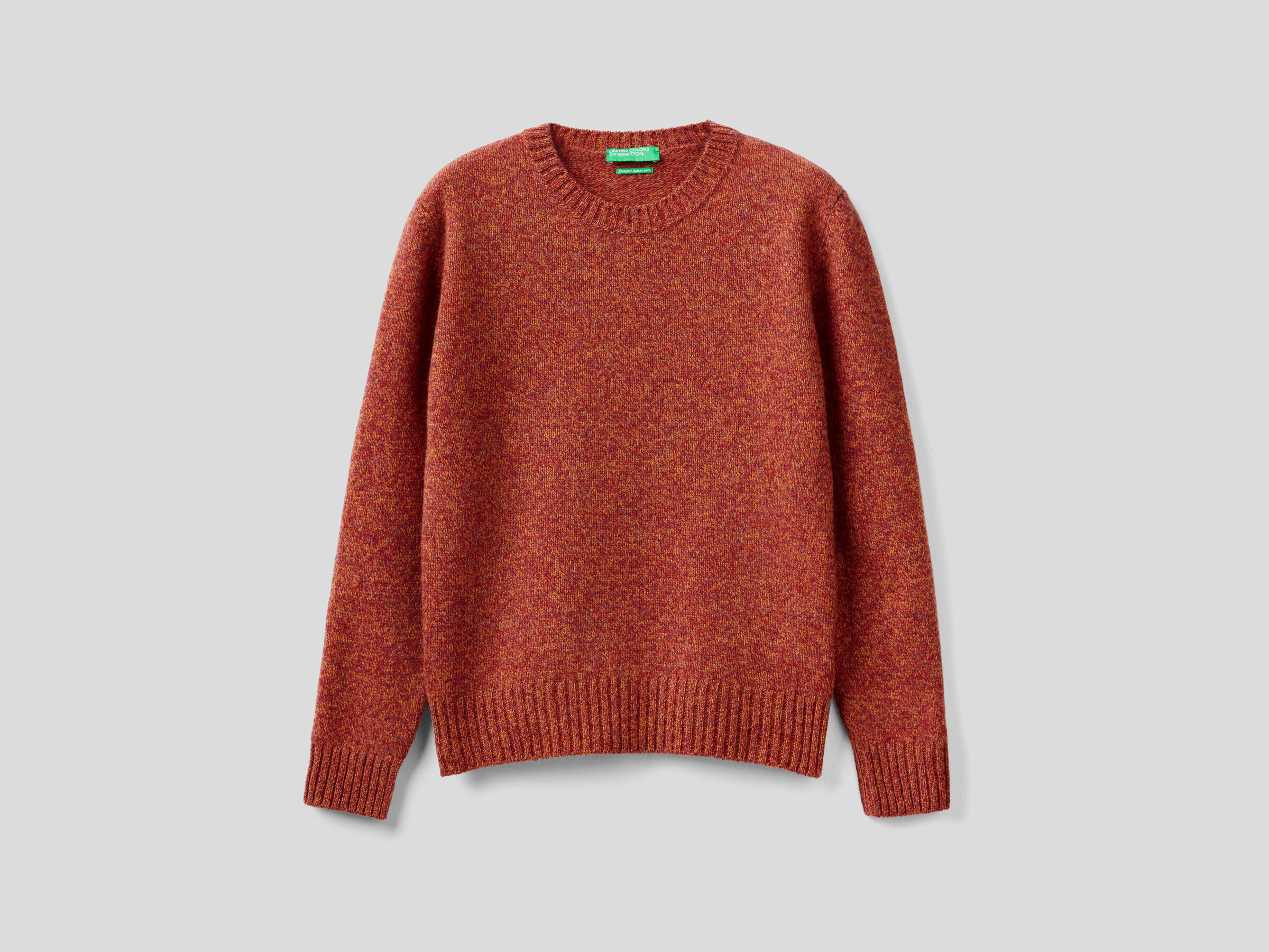 hostility Shaded spend Sweater in pure Shetland wool