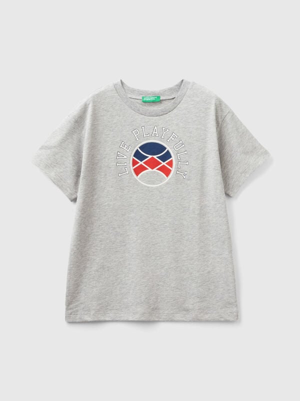 Camiseta de manga corta de algodón orgánico Niño