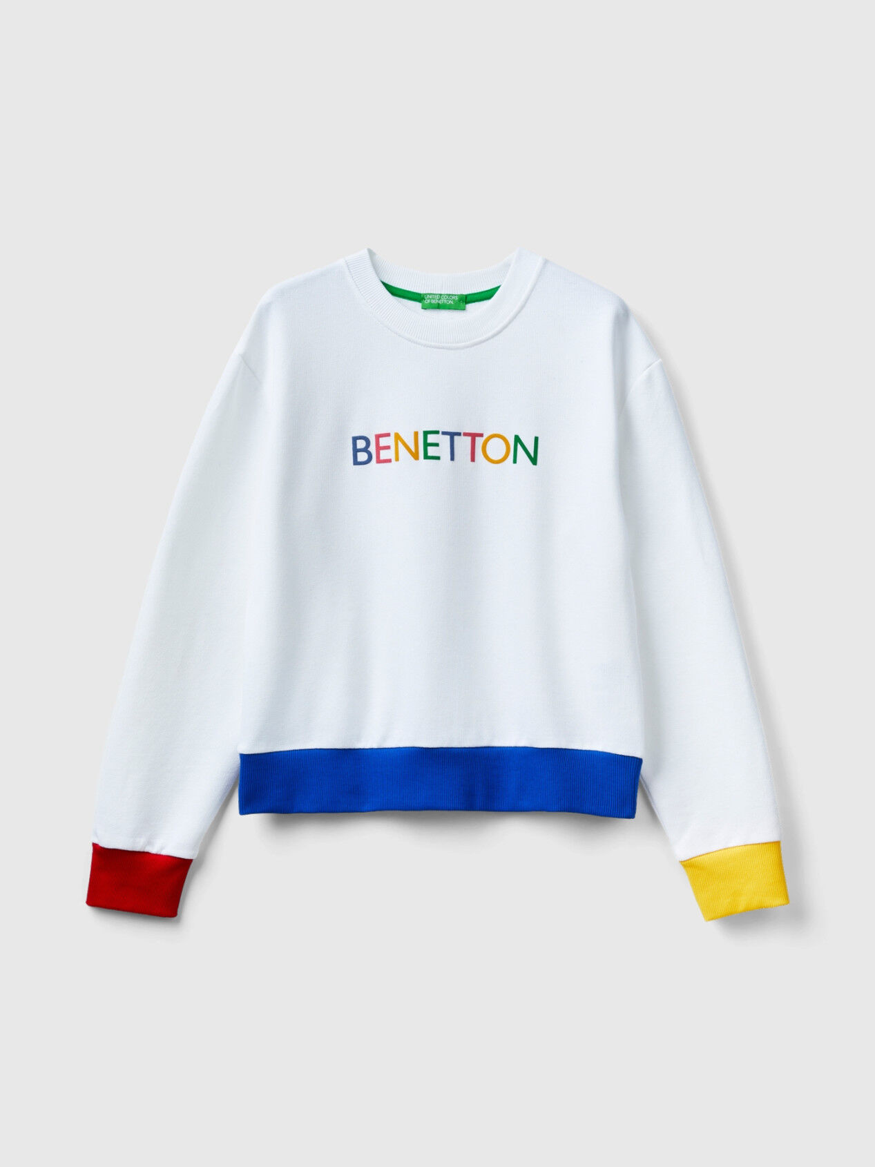Pullover sweatshirt with logo print