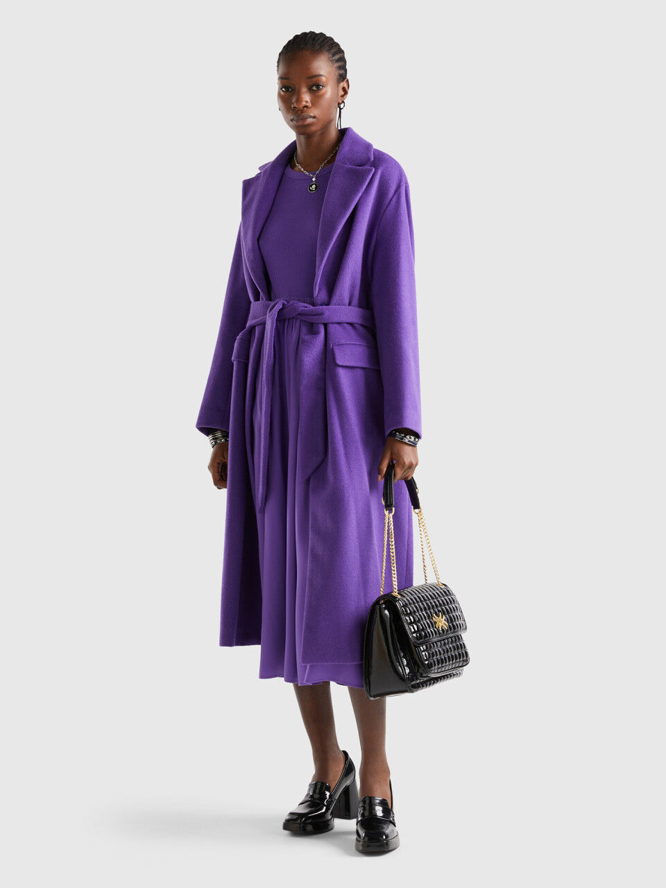 Benetton manteau online fille