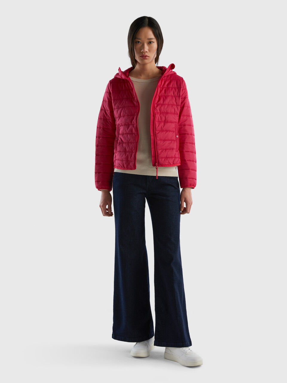 Ja pk Groene achtergrond Women's Winter Puffer Jackets New Collection 2023 | Benetton