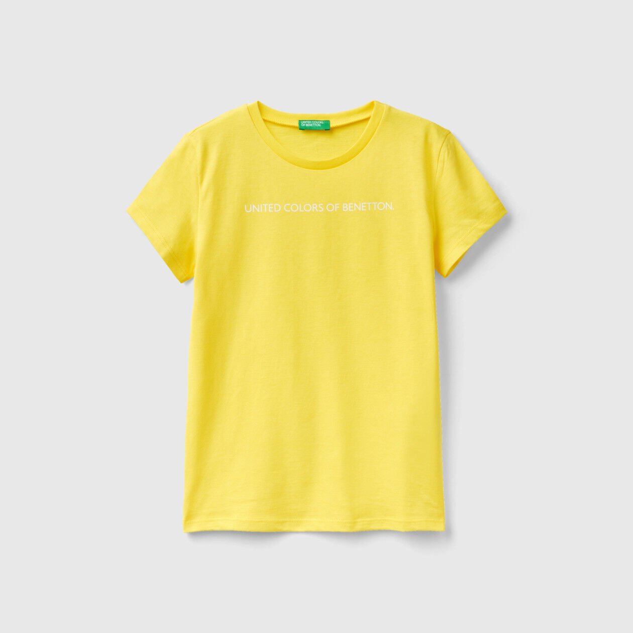United colors of benetton yellow deals t shirt