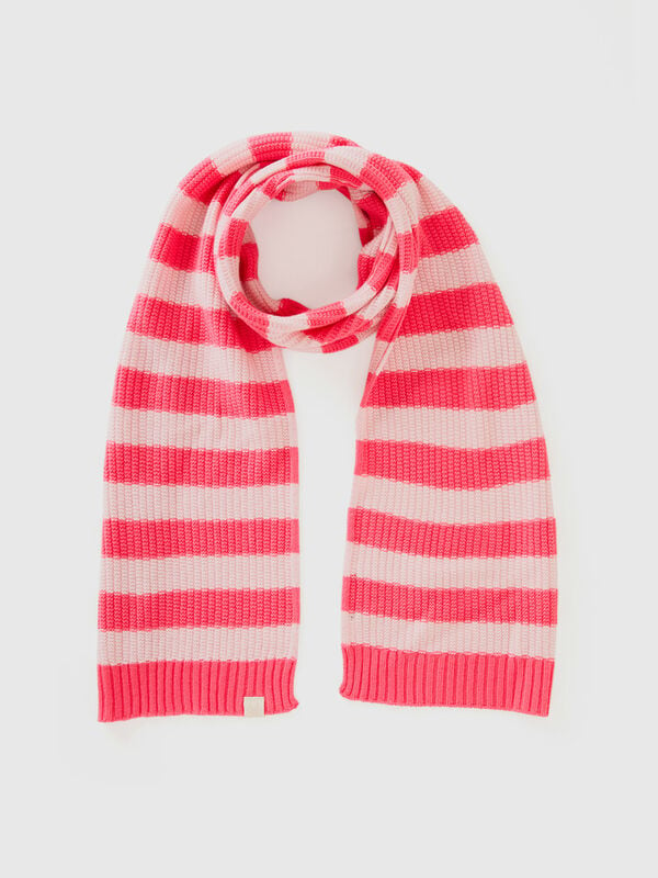 Striped knit scarf Junior Boy