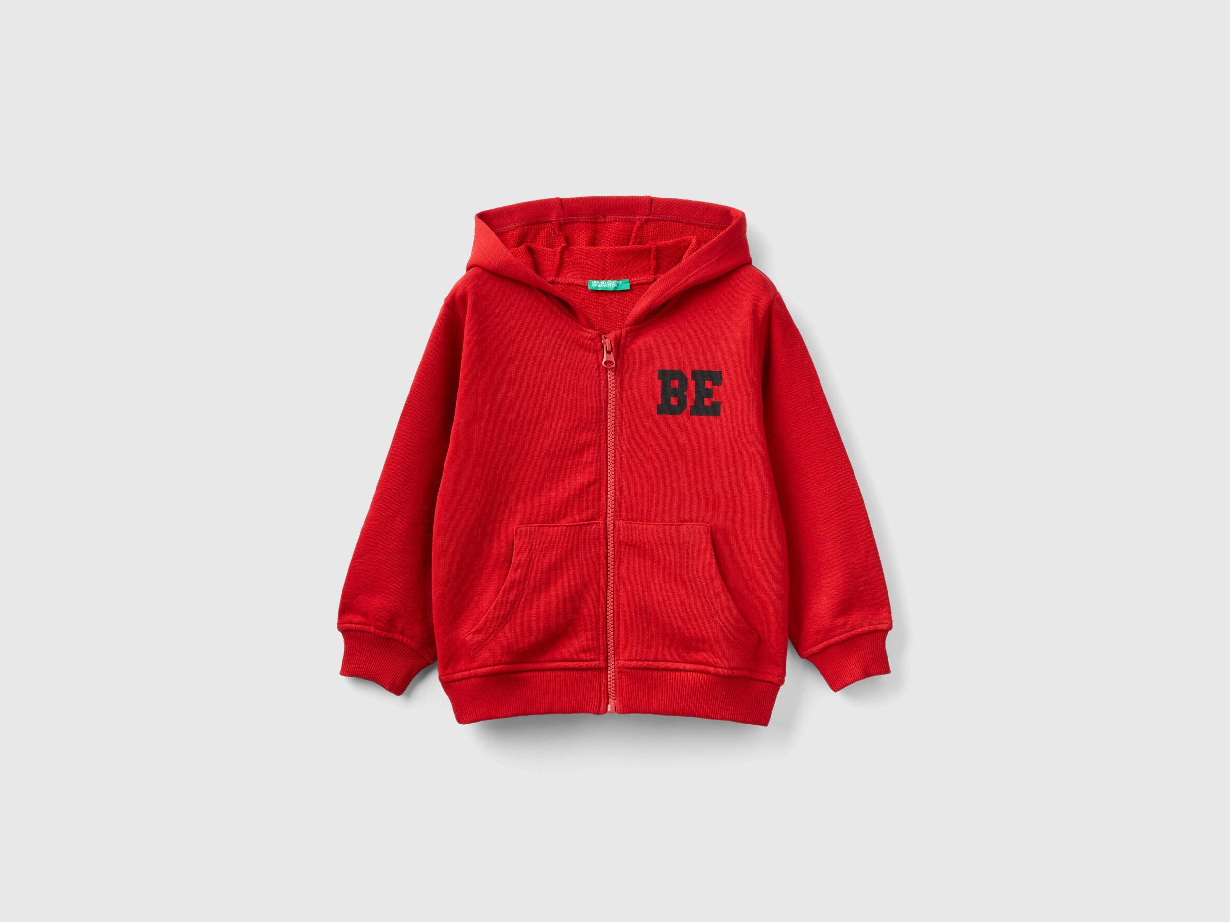 Red zip up hoodie h&m sales