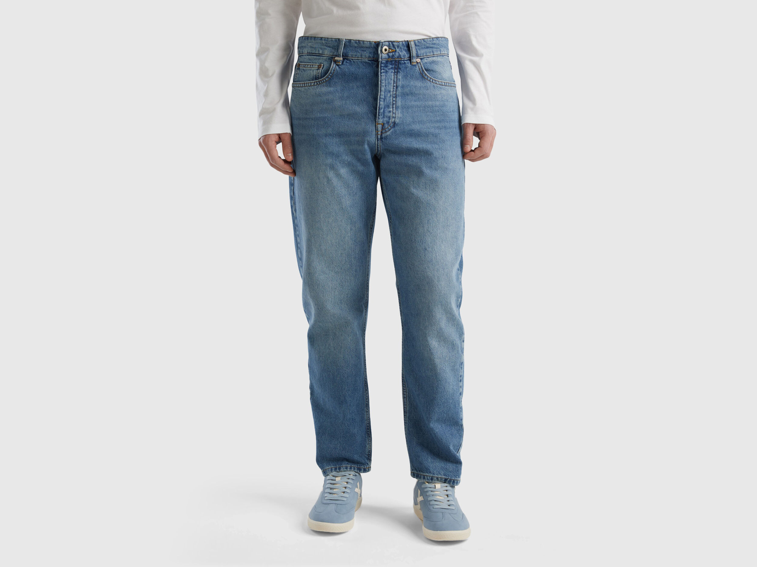 Benetton jeans carrot fit hot sale