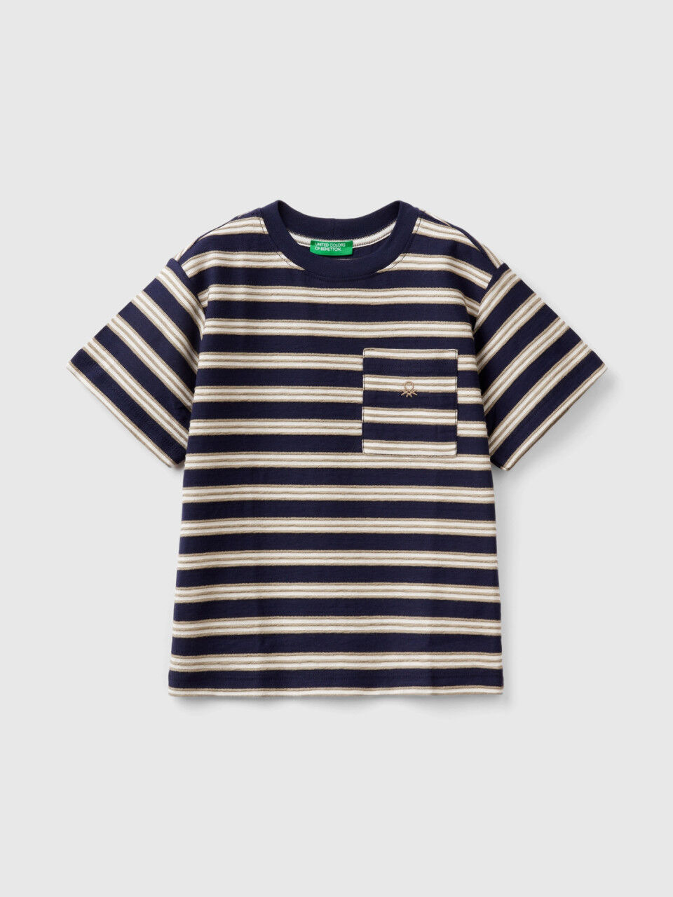 Kid Boys Short Sleeve T shirts Collection 2023 Benetton