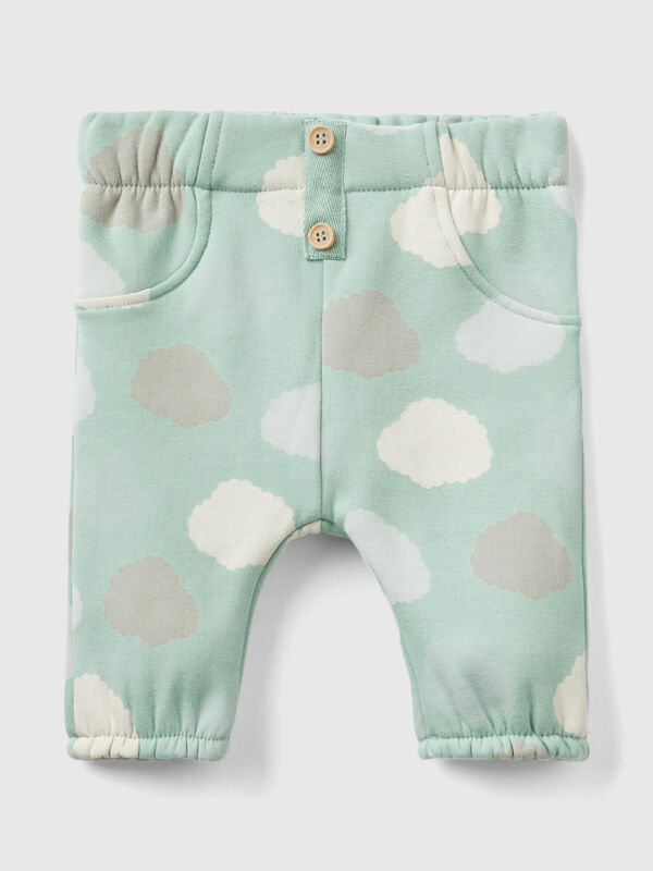 Sweatpants lined in chenille New Born (0-18 months)