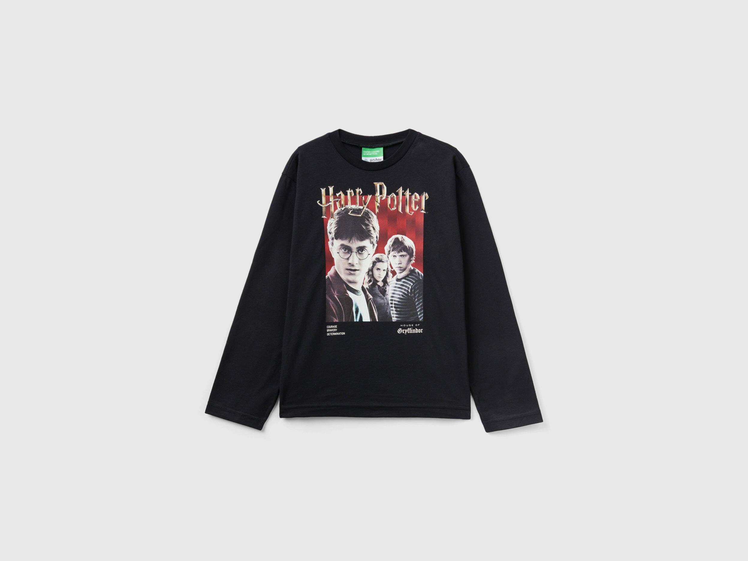 Camiseta de Harry Potter de manga larga Negro Benetton