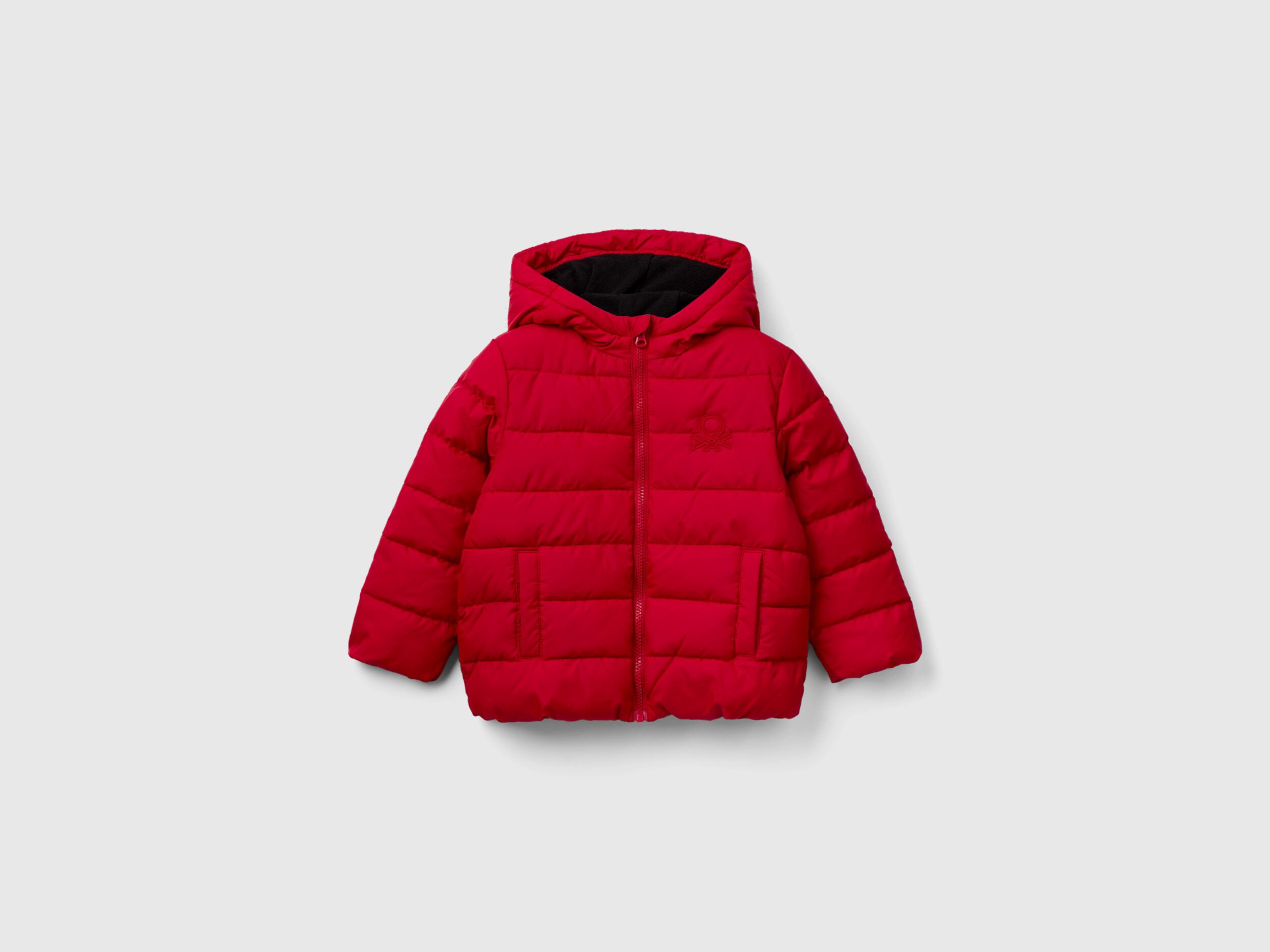 Benetton padded shop jacket with hood