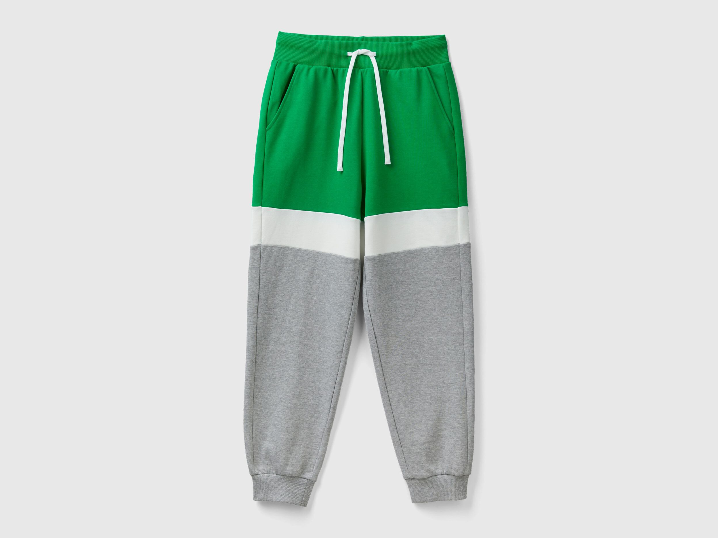Green and white joggers new arrivals