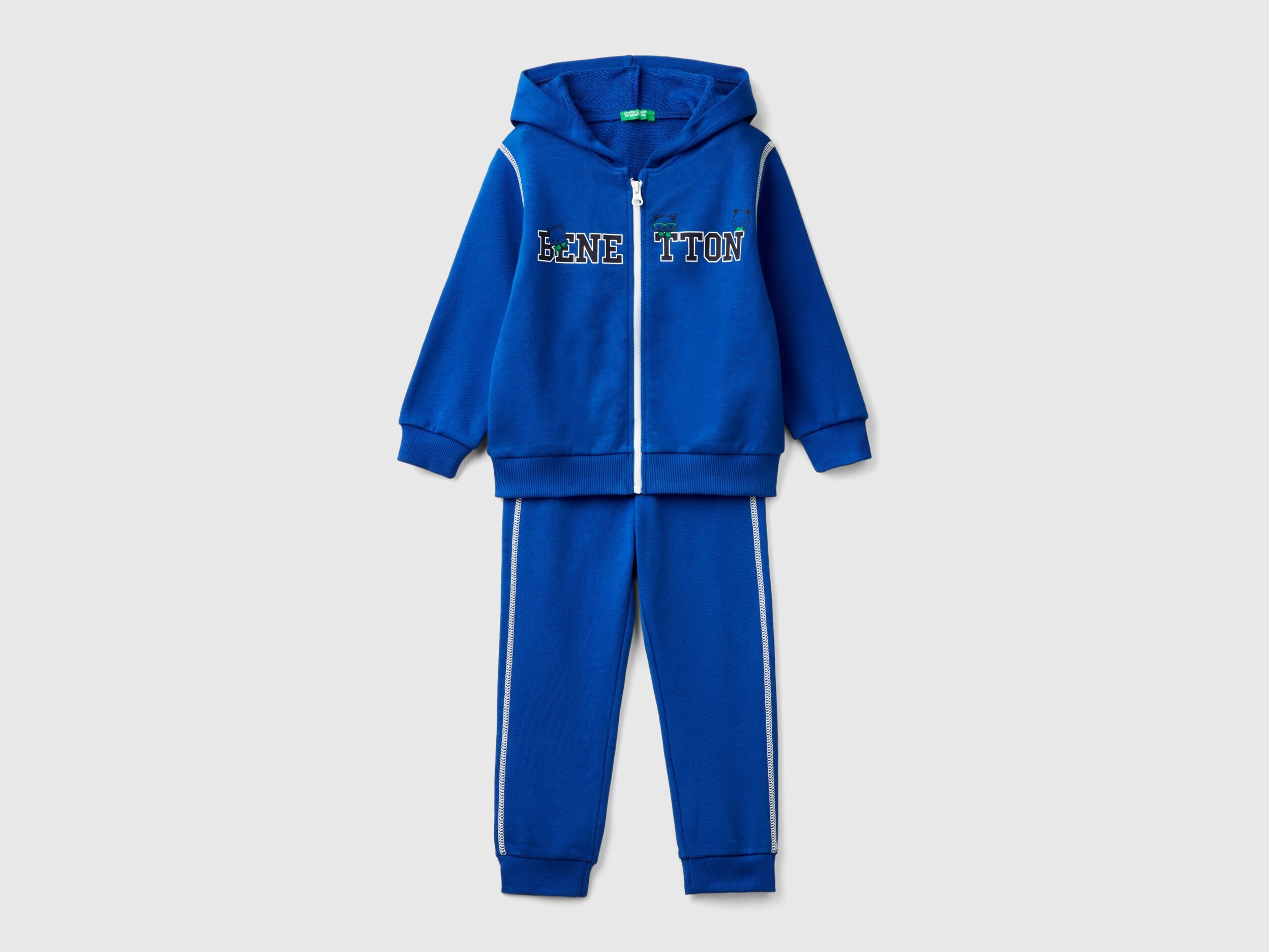 Sweat tracksuit in 100 cotton