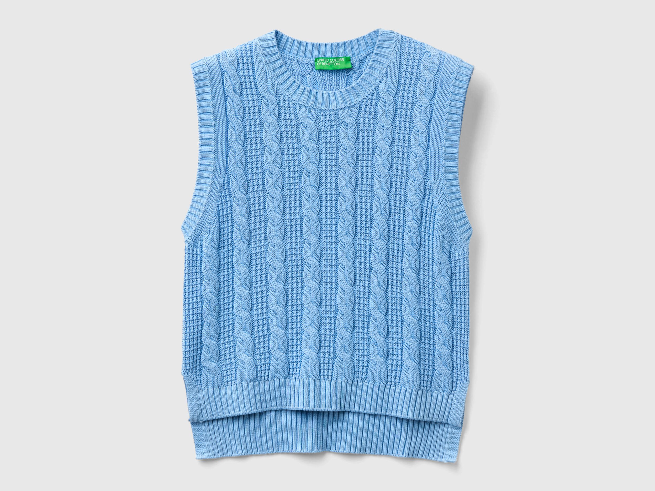 激安特価 値下げ❗️BoTT Blue Vest Knit Link トップス - melmelosa.es