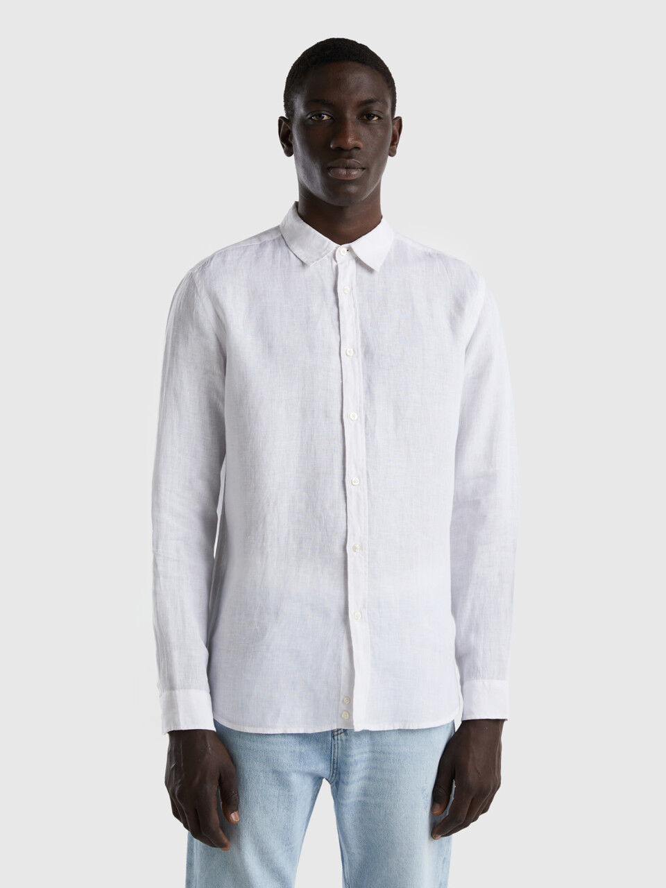 Camisa benetton hombre clearance
