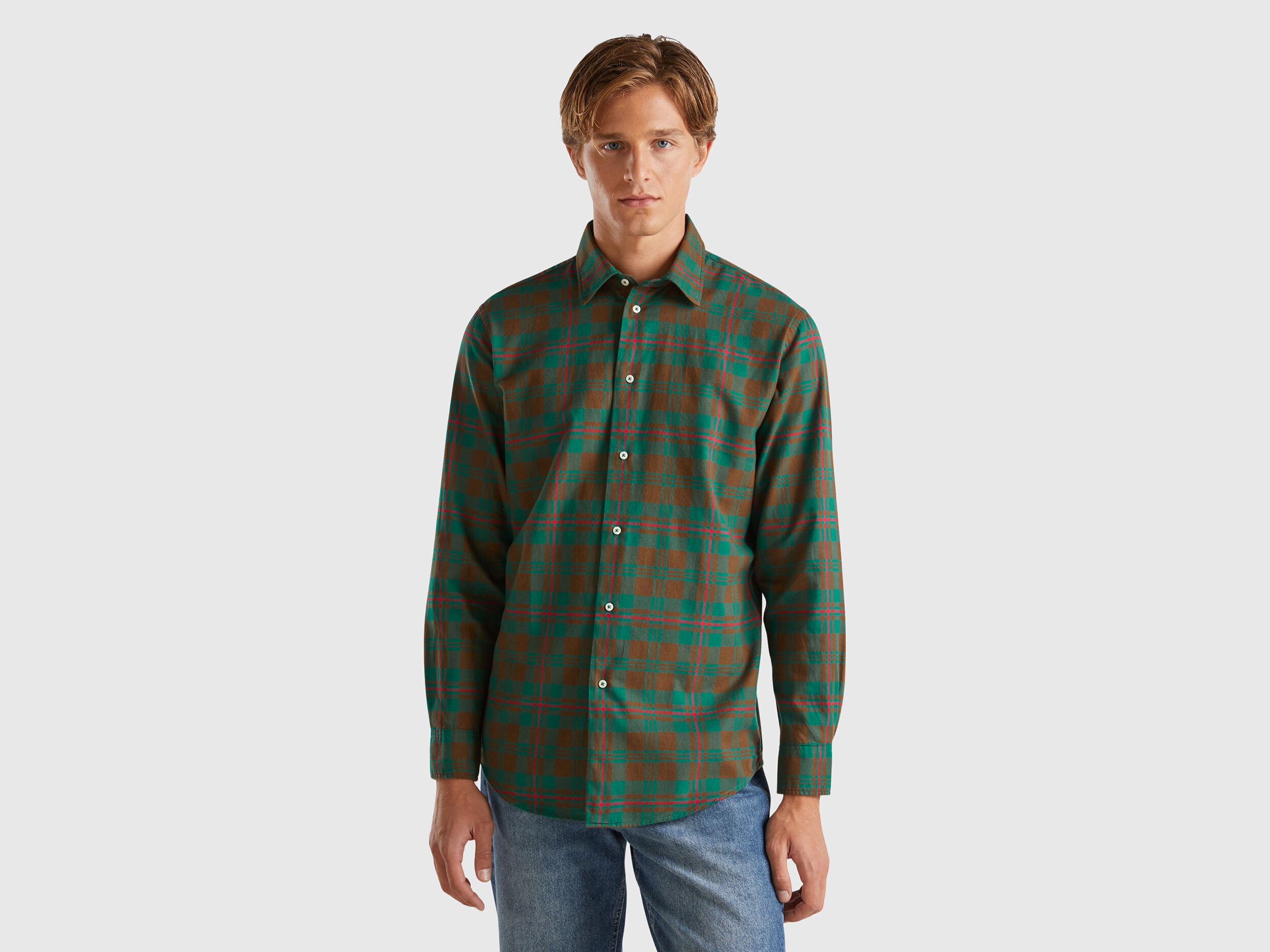 Camisas benetton hombre sales