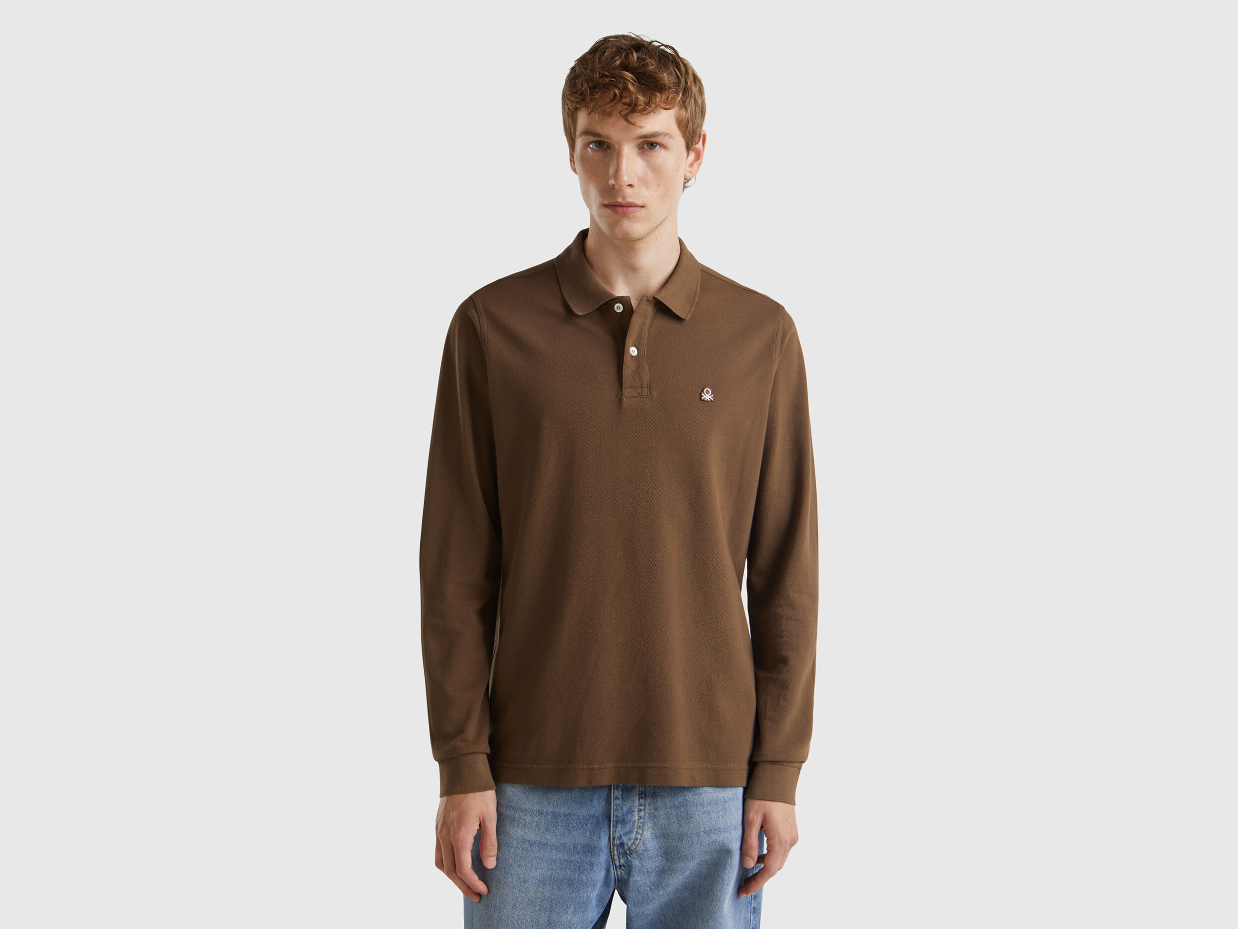 Men s Long Sleeve Polos New Collection 2024 Benetton