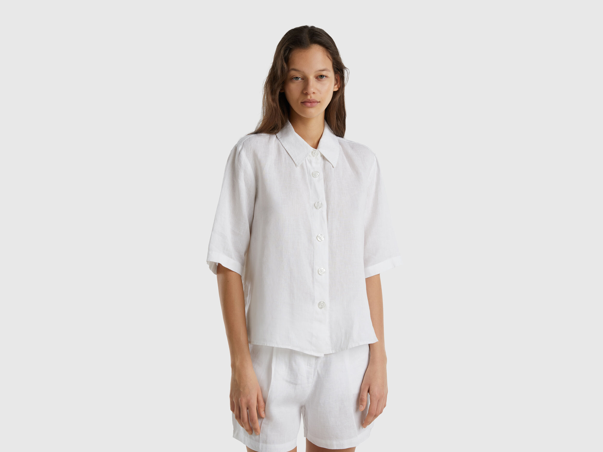 Camicia new arrivals lino benetton