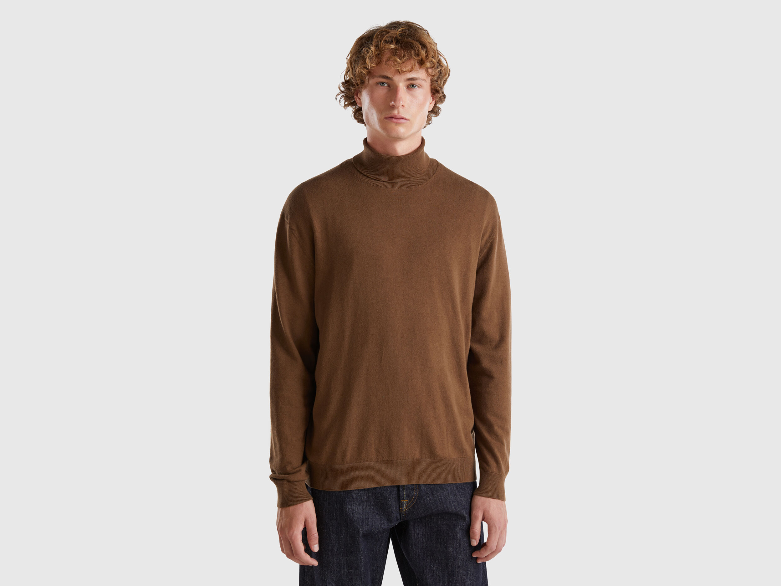 Men s High Neck Sweaters New Collection Benetton