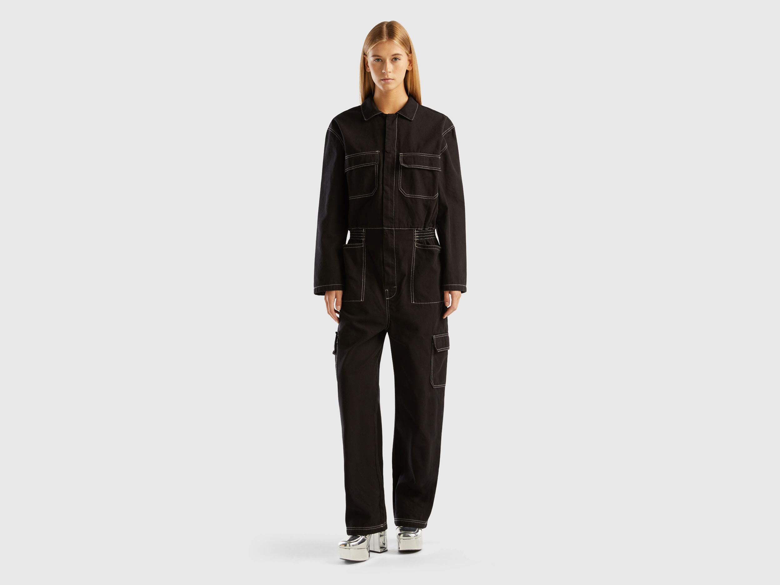 Womens canvas hot sale jumpsuit
