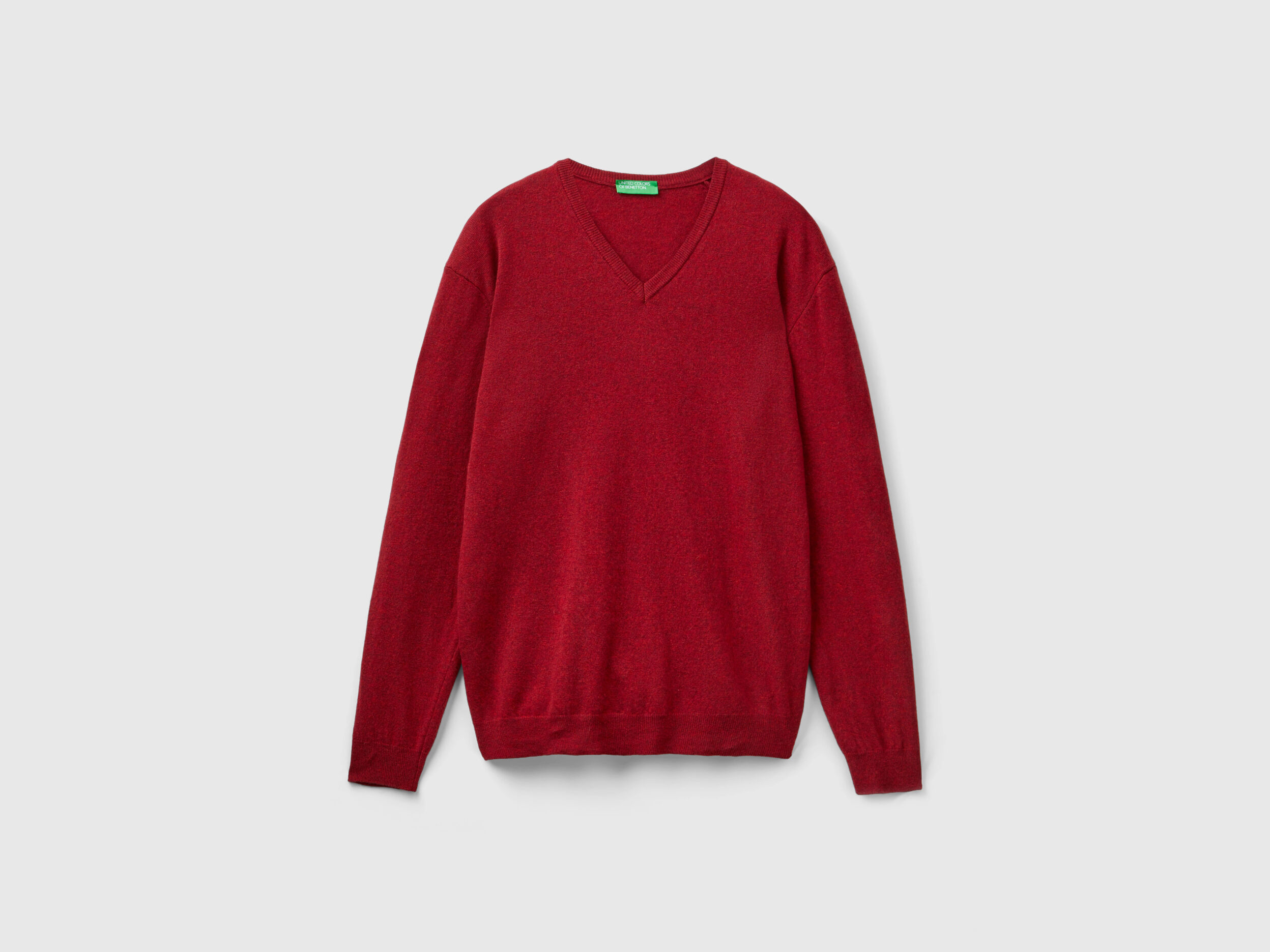 Red sweater v neck 2025