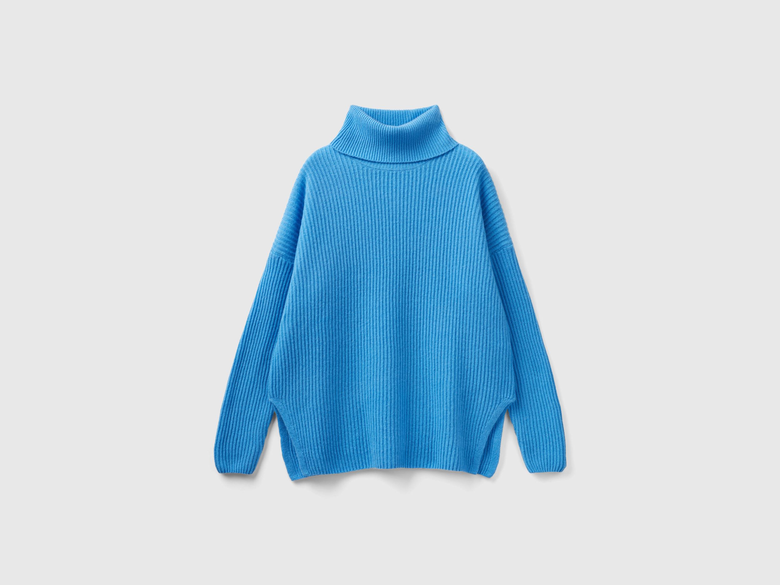 Womens light on sale blue turtleneck
