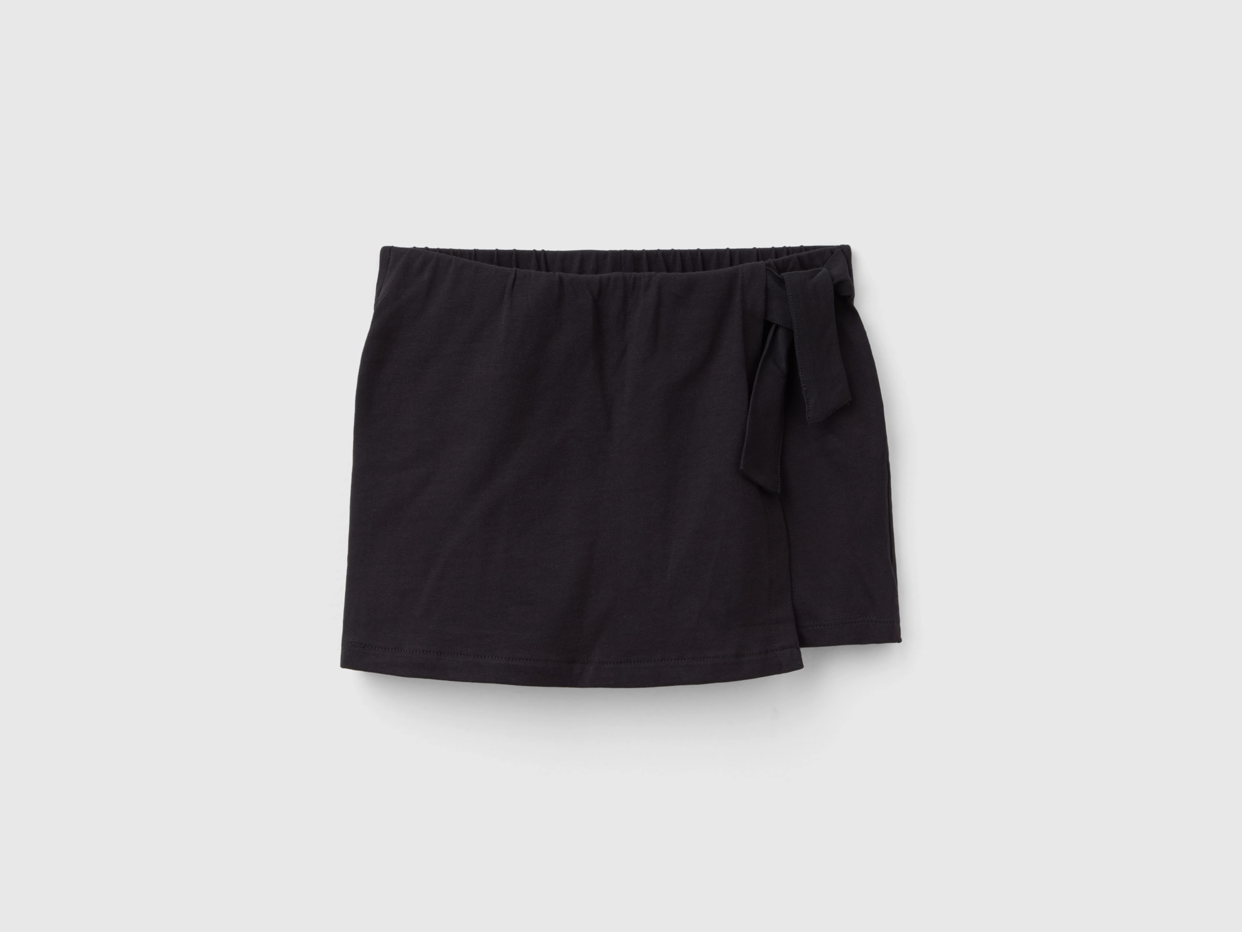 Benetton, Shorts Con Pannello, Nero, Bambini