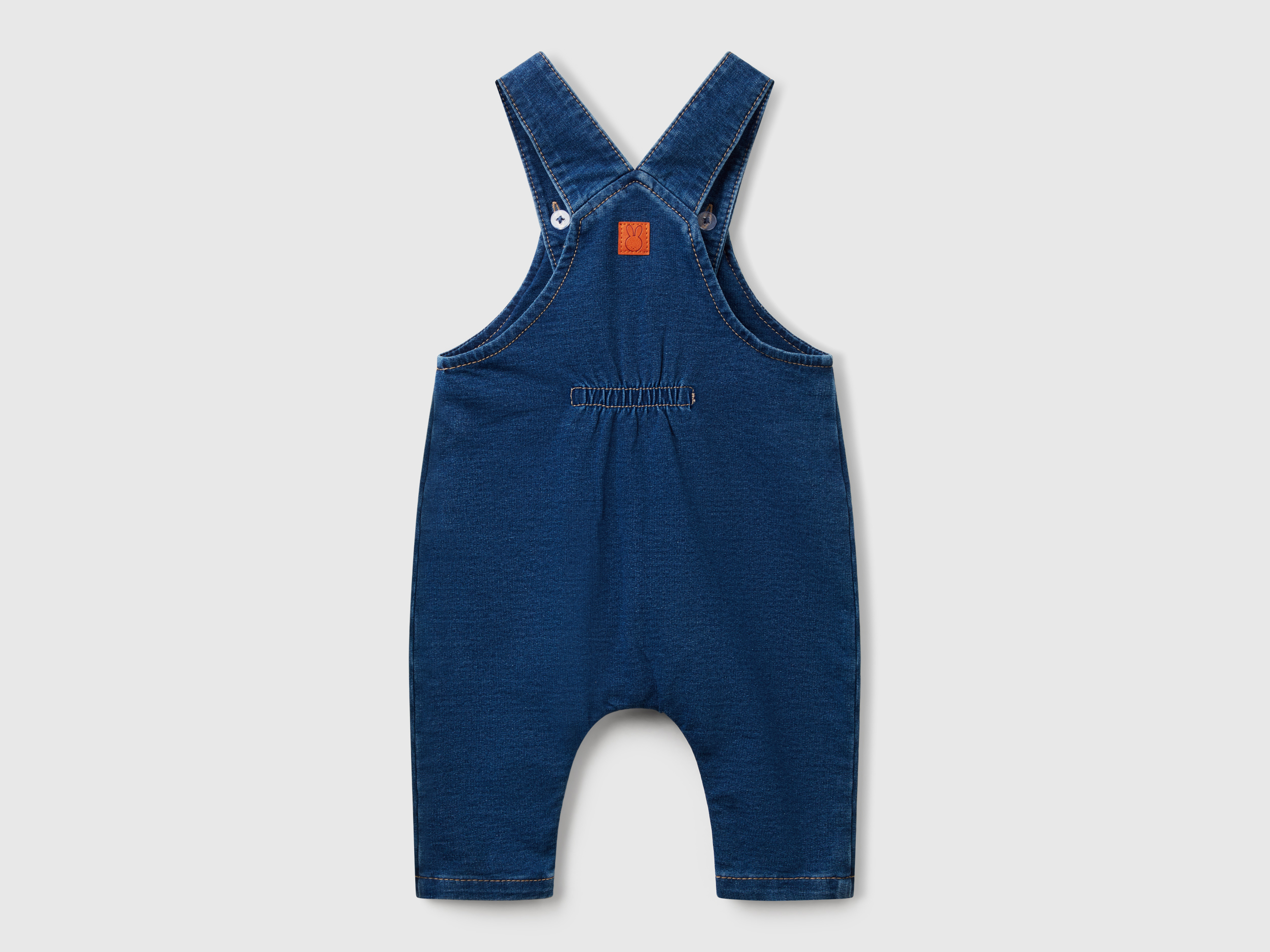 Benetton, Σαλοπέτα Εφέ Ντένιμ Με Baggy Εφαρμογή, size 12-18, Μπλε, Παιδικά φωτογραφία