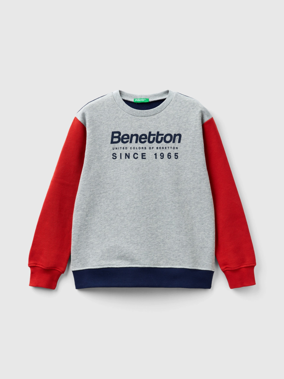 Benetton, Sweatshirt With Logo Print, Multi-color, Kids