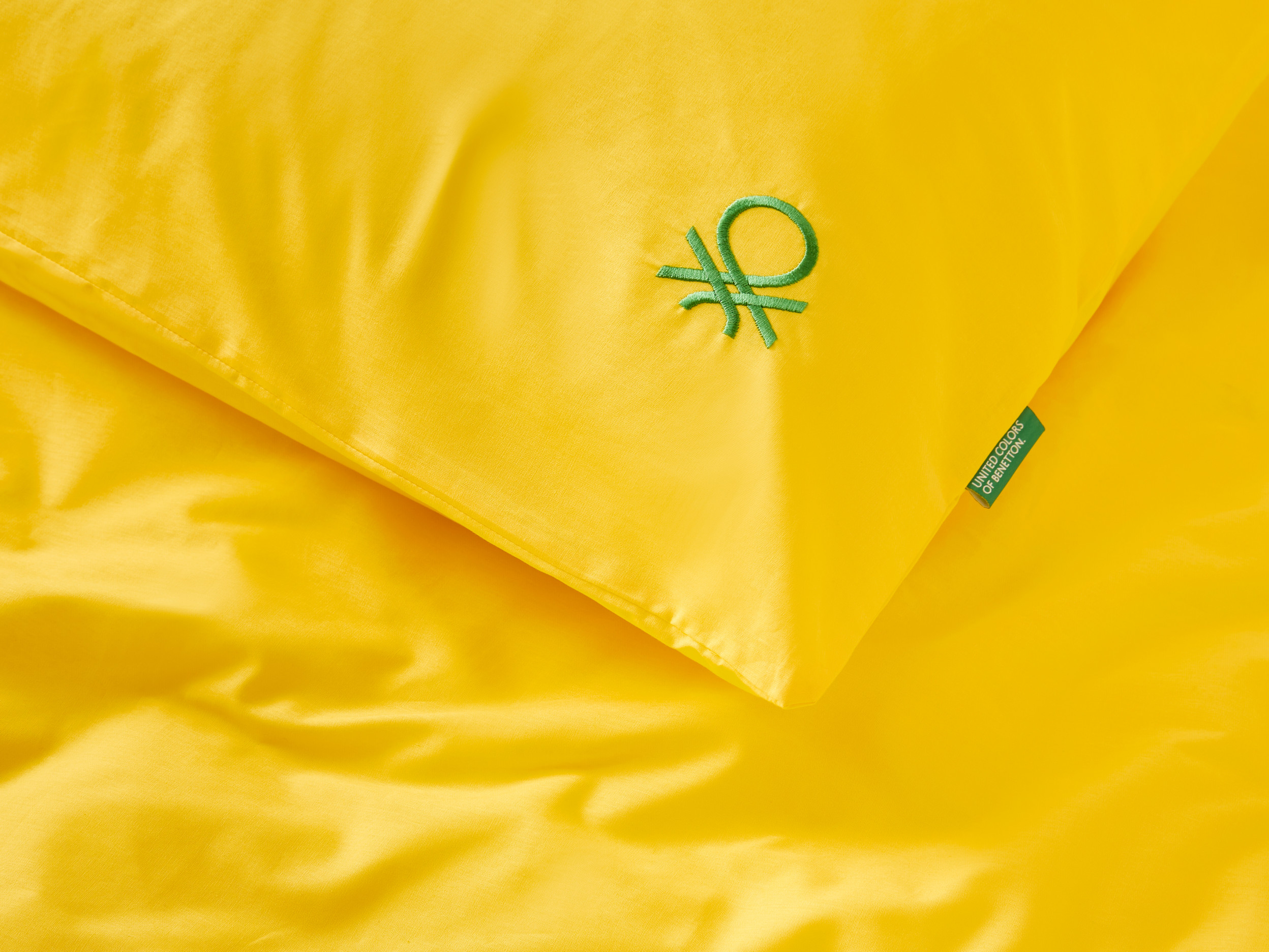 Benetton, Set Lenzuola Matrimoniali Giallo, Giallo, Casa Benetton Benetton, Set Lenzuola Matrimoniali Giallo, Giallo, Casa Benetton