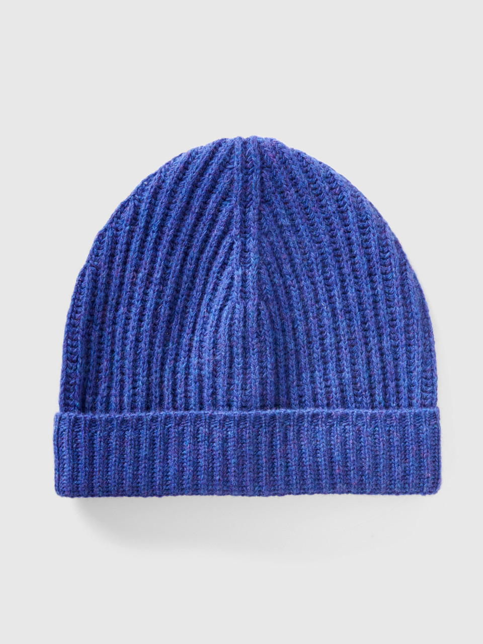 Benetton, Hat In Pure Virgin Wool, Blue, Men