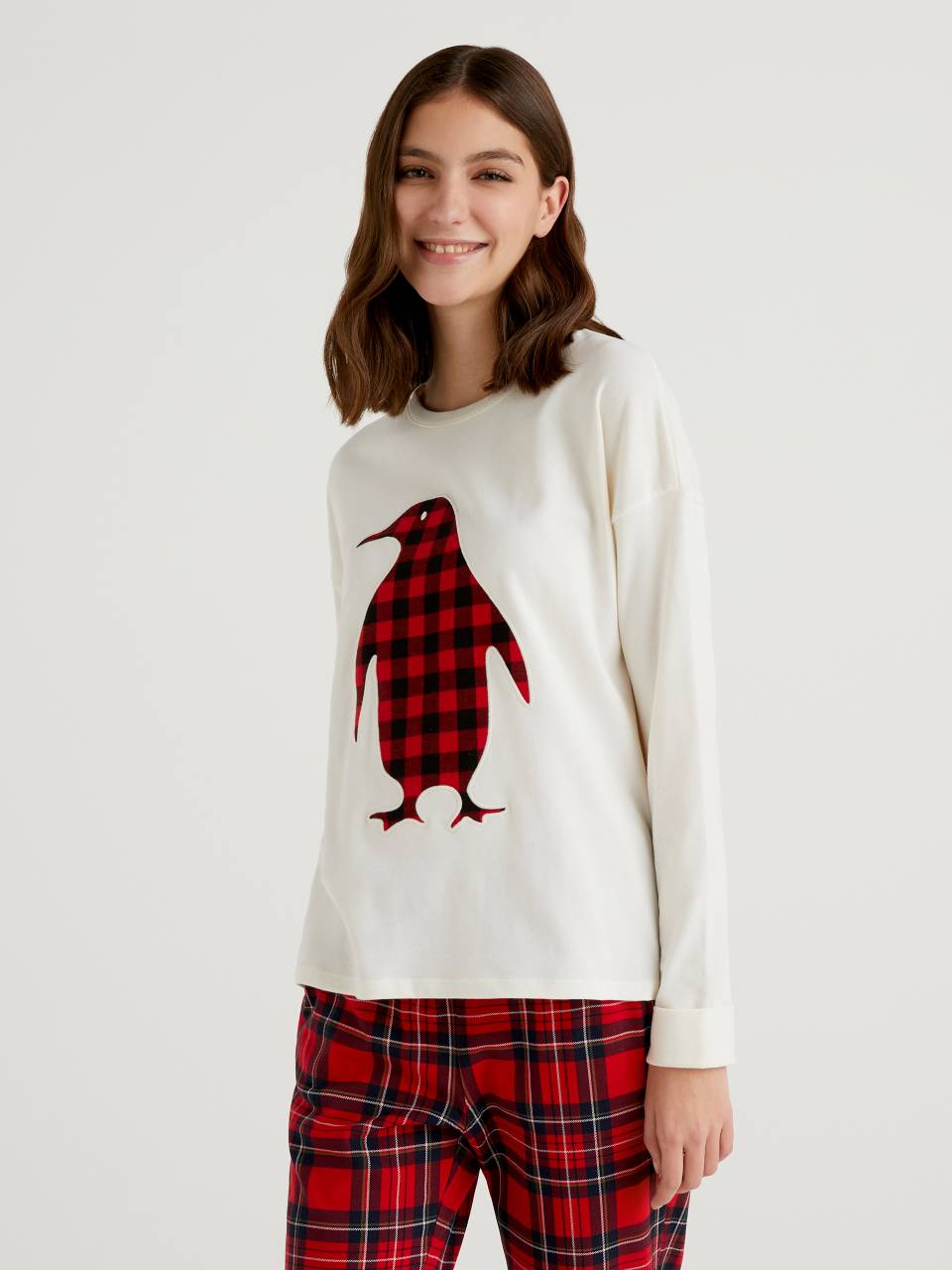 Benetton Sweater in pure cotton with penguin. 1