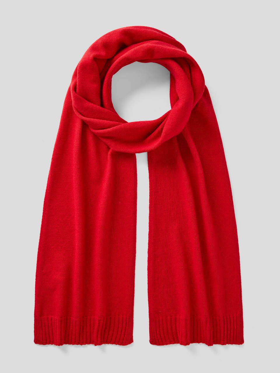 Benetton Scarf in wool and cashmere blend. 1