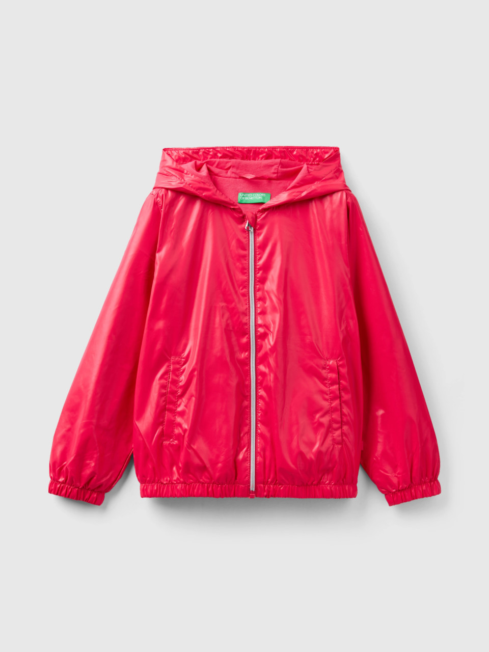 Benetton, Light rain Defender Jacket, Fuchsia, Kids
