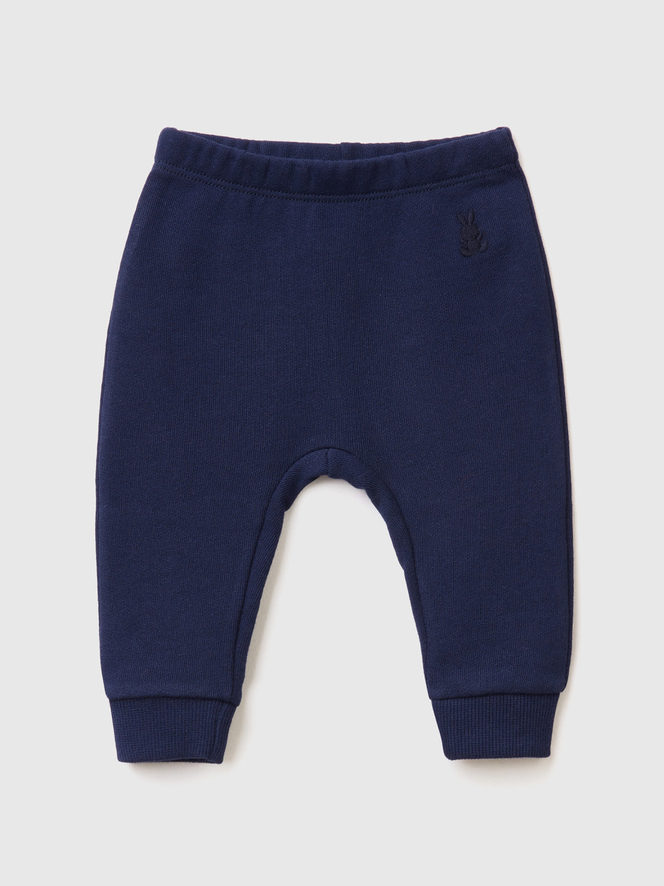 Benetton, Sweatpants In Organic Cotton, Dark Blue, Kids